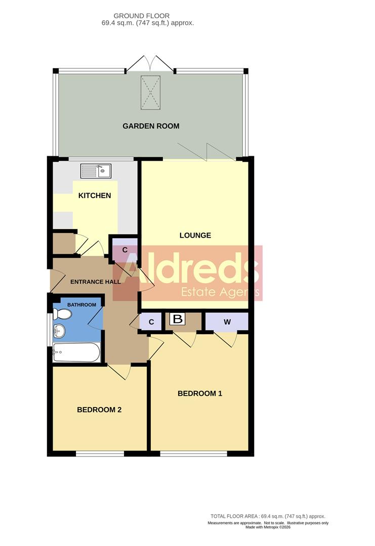 23, Half Moon, Gorleston floorplan