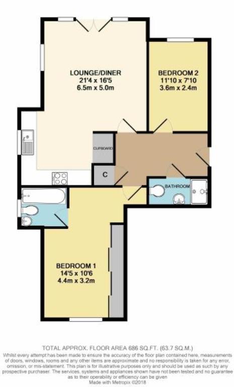 2 Bedrooms Flat to rent in Chandos Road, Wagmore Gardens, Buckingham MK18 1Ah