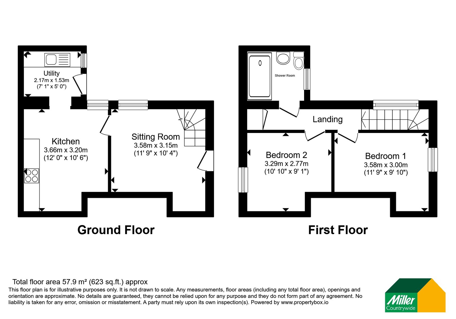 10, West Street, Cornwall floorplan
