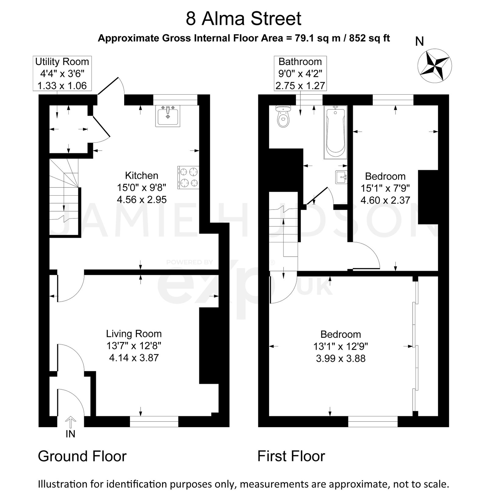8, Alma Street, Burnley floorplan
