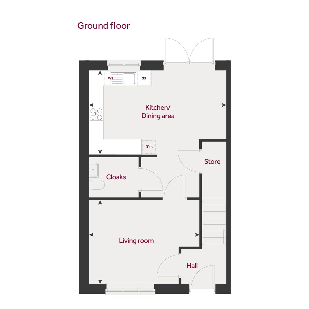 4, Willow Grange, Mastin Moor floorplan