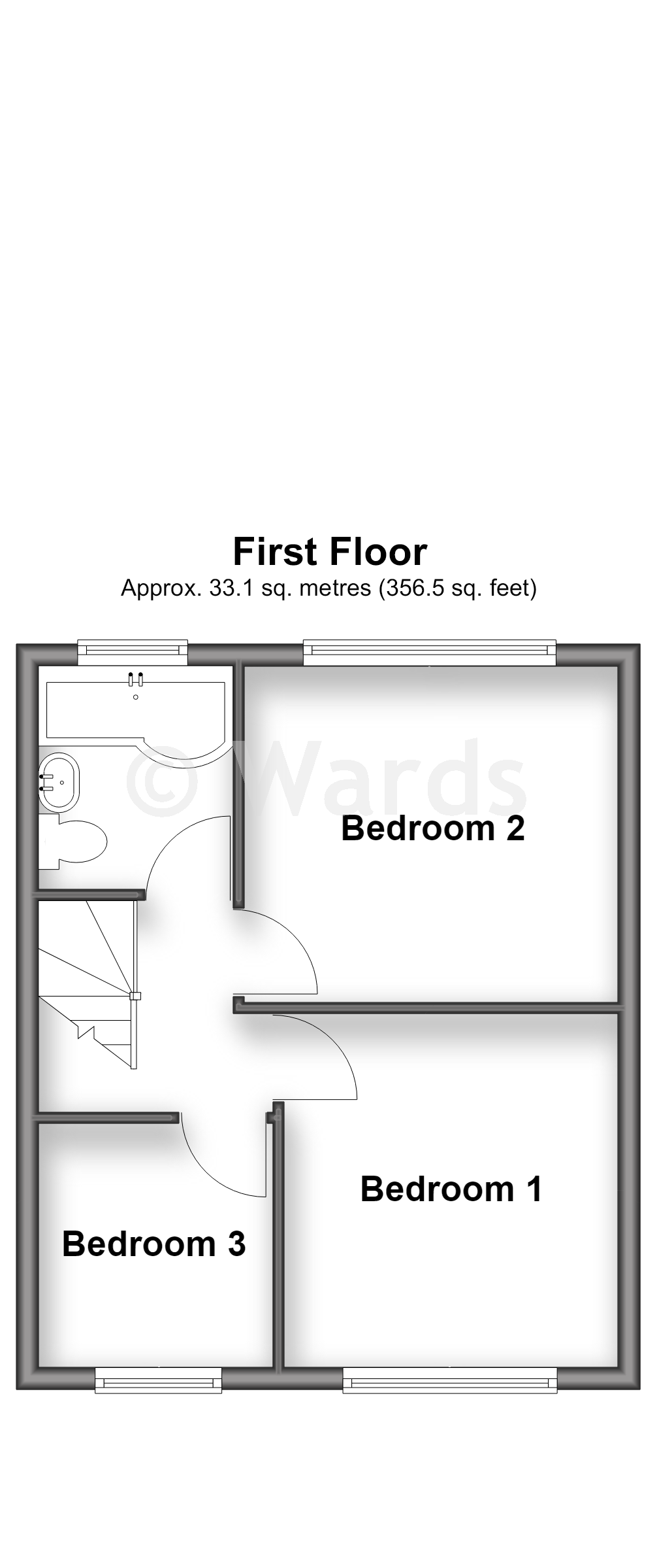 166, Princes Avenue, Chatham floorplan