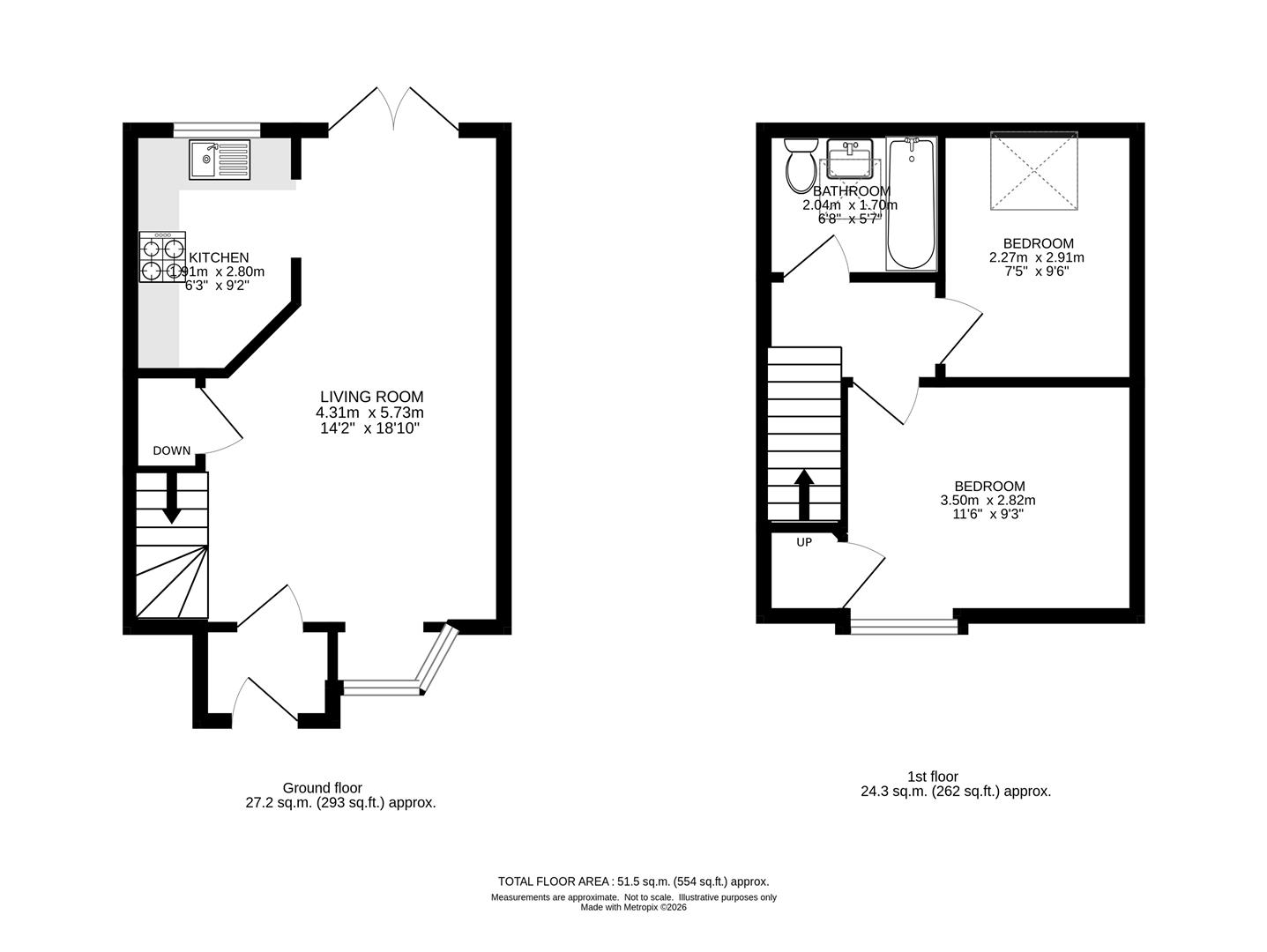 7, Camille Close, London floorplan
