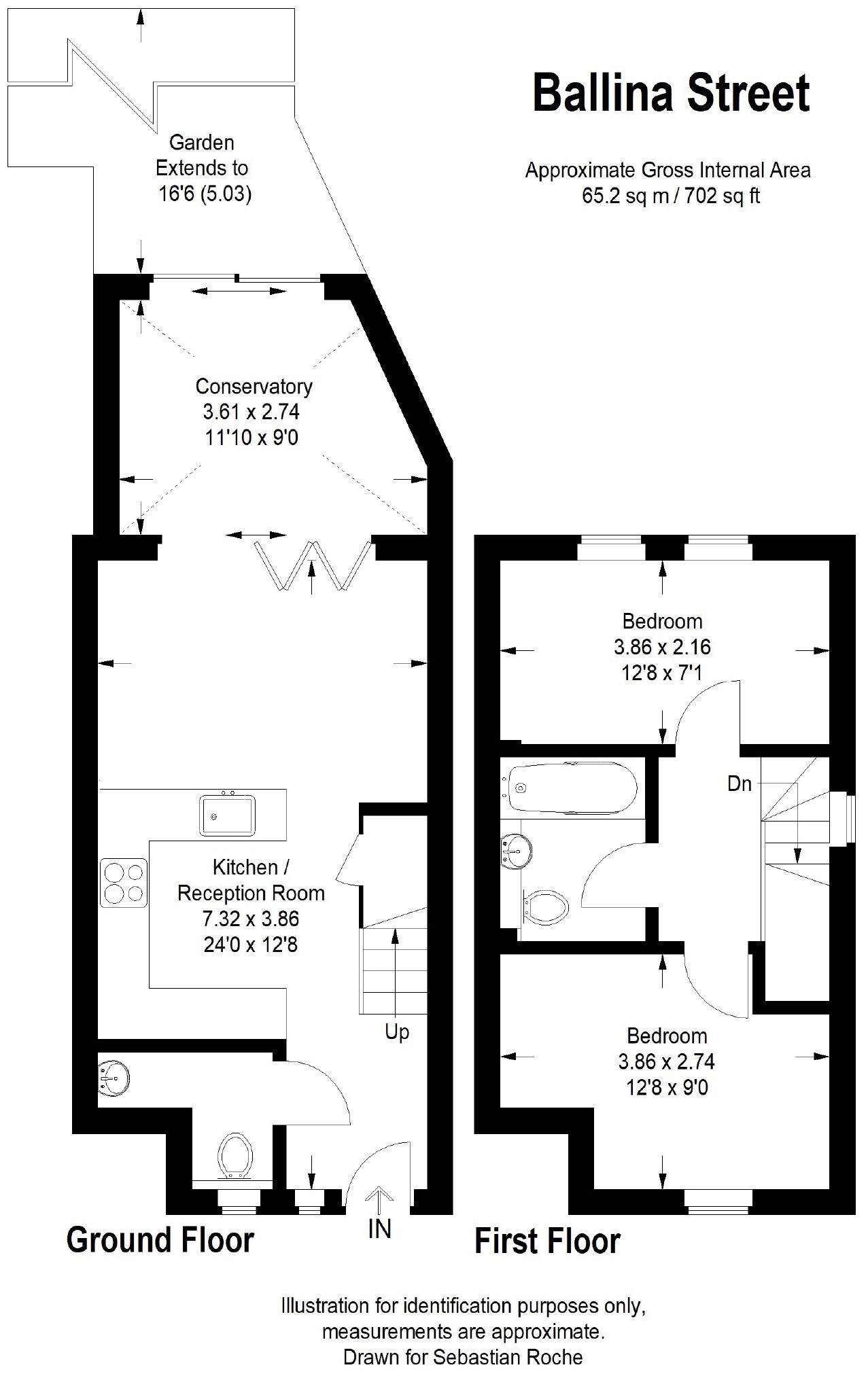 2 Beaumaris Mews, Ballina Street, London floorplan