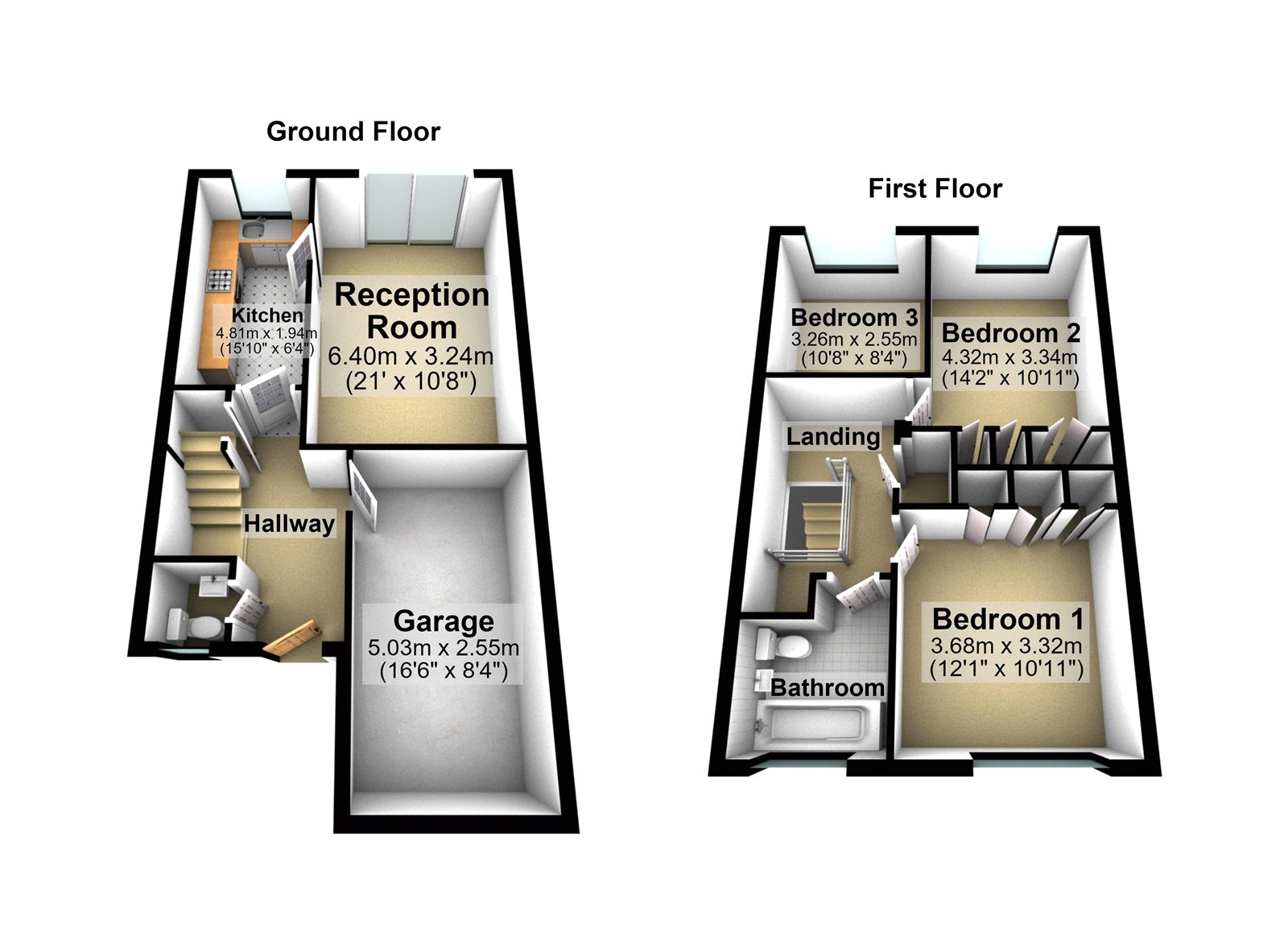 Castlands Road, London floorplan