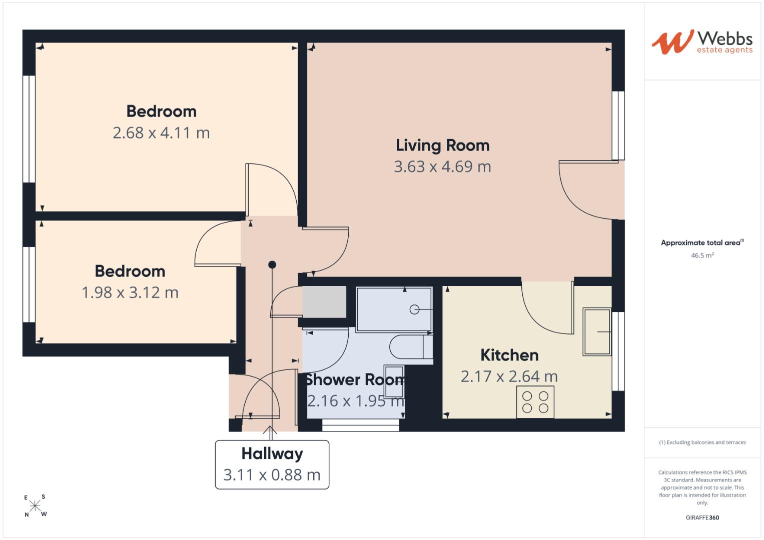 2, Oakmount Close, Walsall floorplan