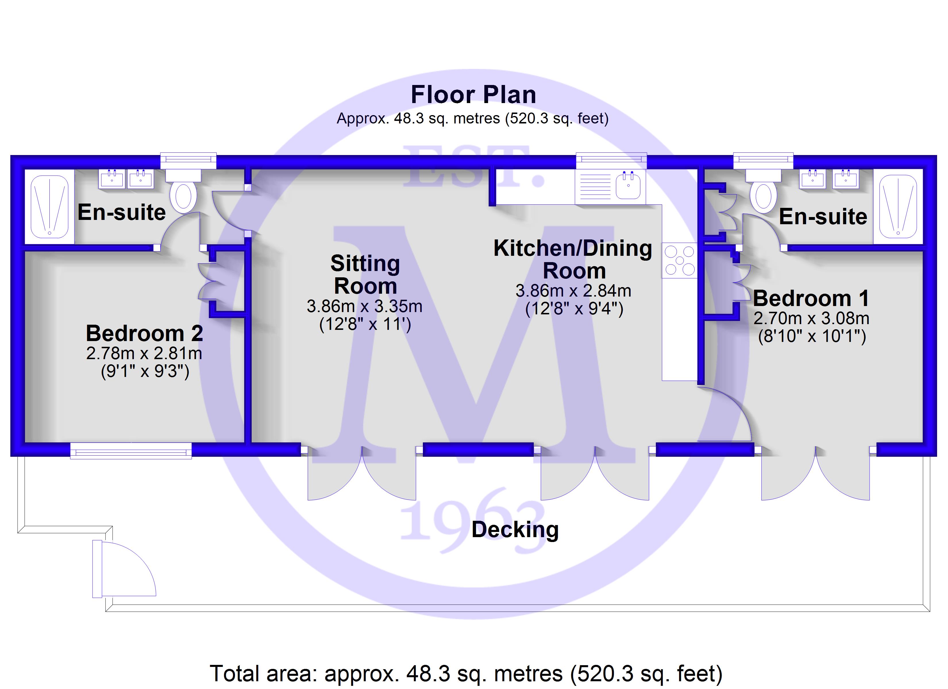 115, Chewton Sound, Barton On Sea floorplan