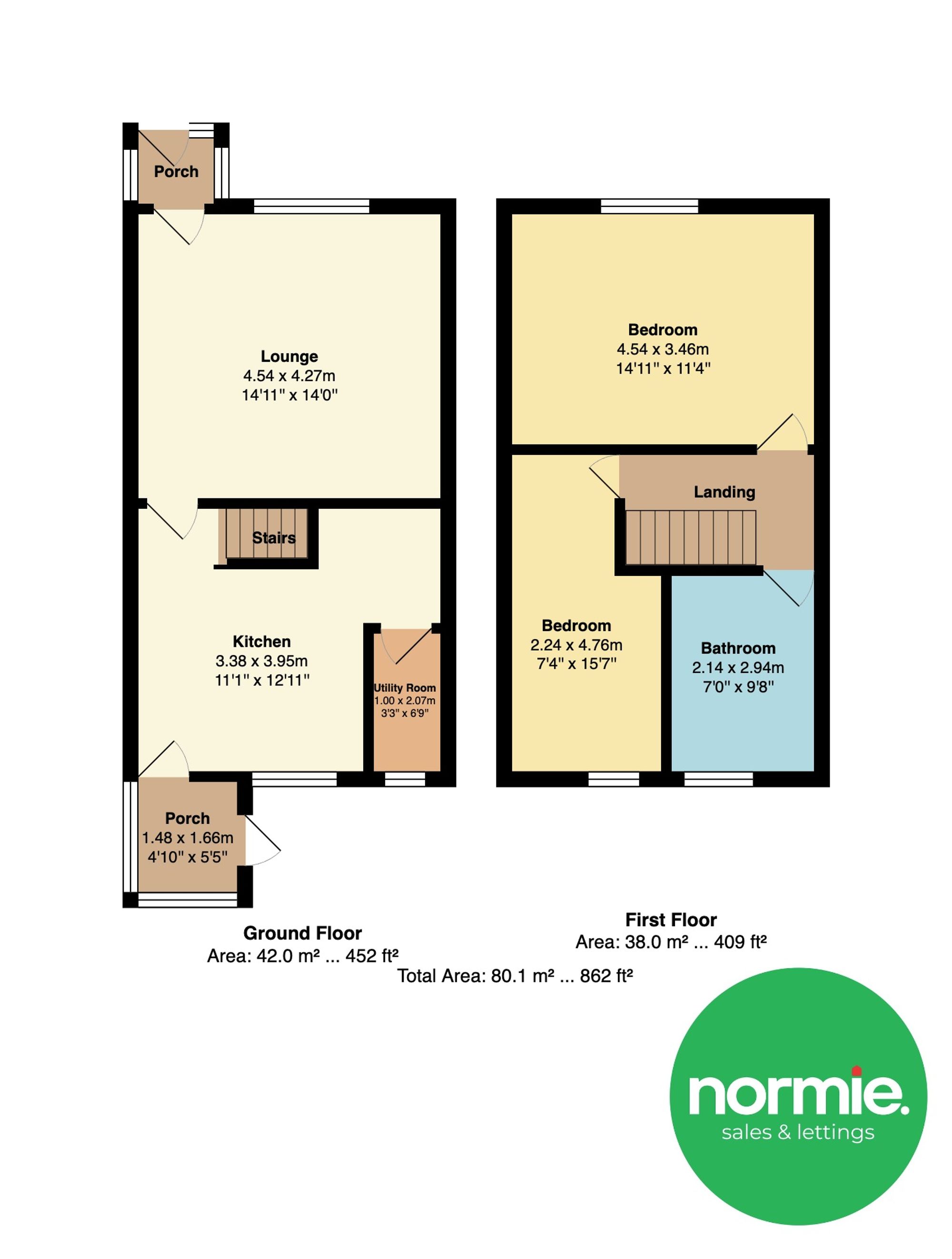 268 Hollins Lane, Bury floorplan