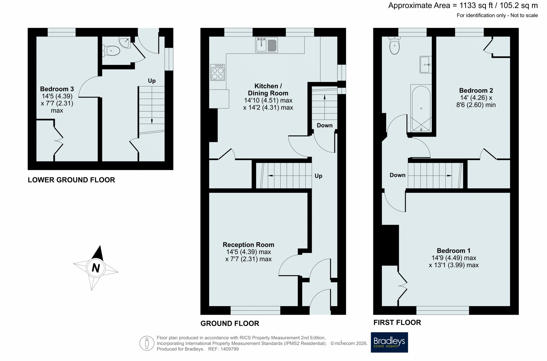 Crippetts Cottage,, Ridgeway, Devon floorplan