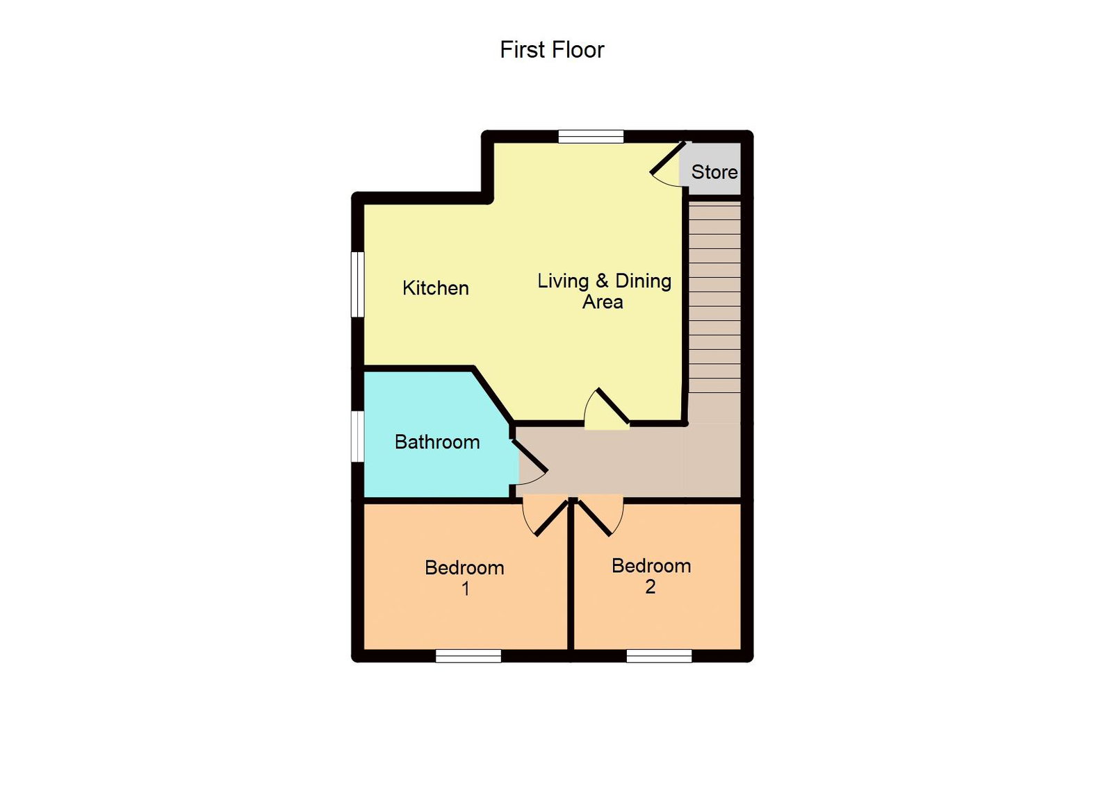 Apartment 34, Dearden Street, Bury floorplan