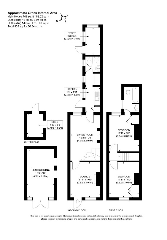 15, Chobham Road, Woking floorplan
