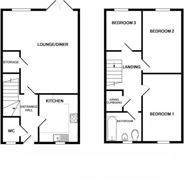 50, Shaw Close, Congleton floorplan