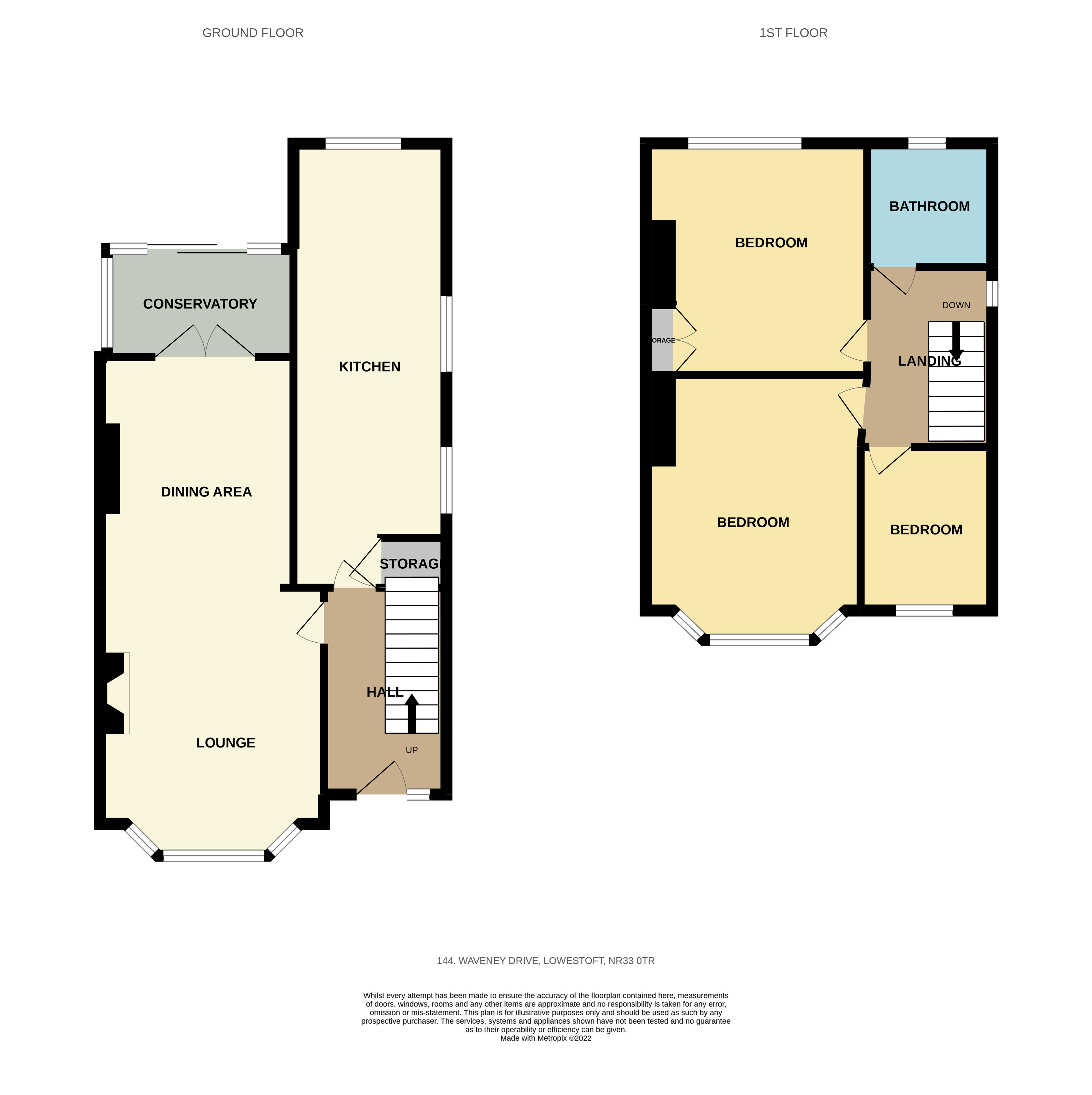 Waveney Drive, Oulton Broad, Lowestoft NR33, 3 bedroom semidetached