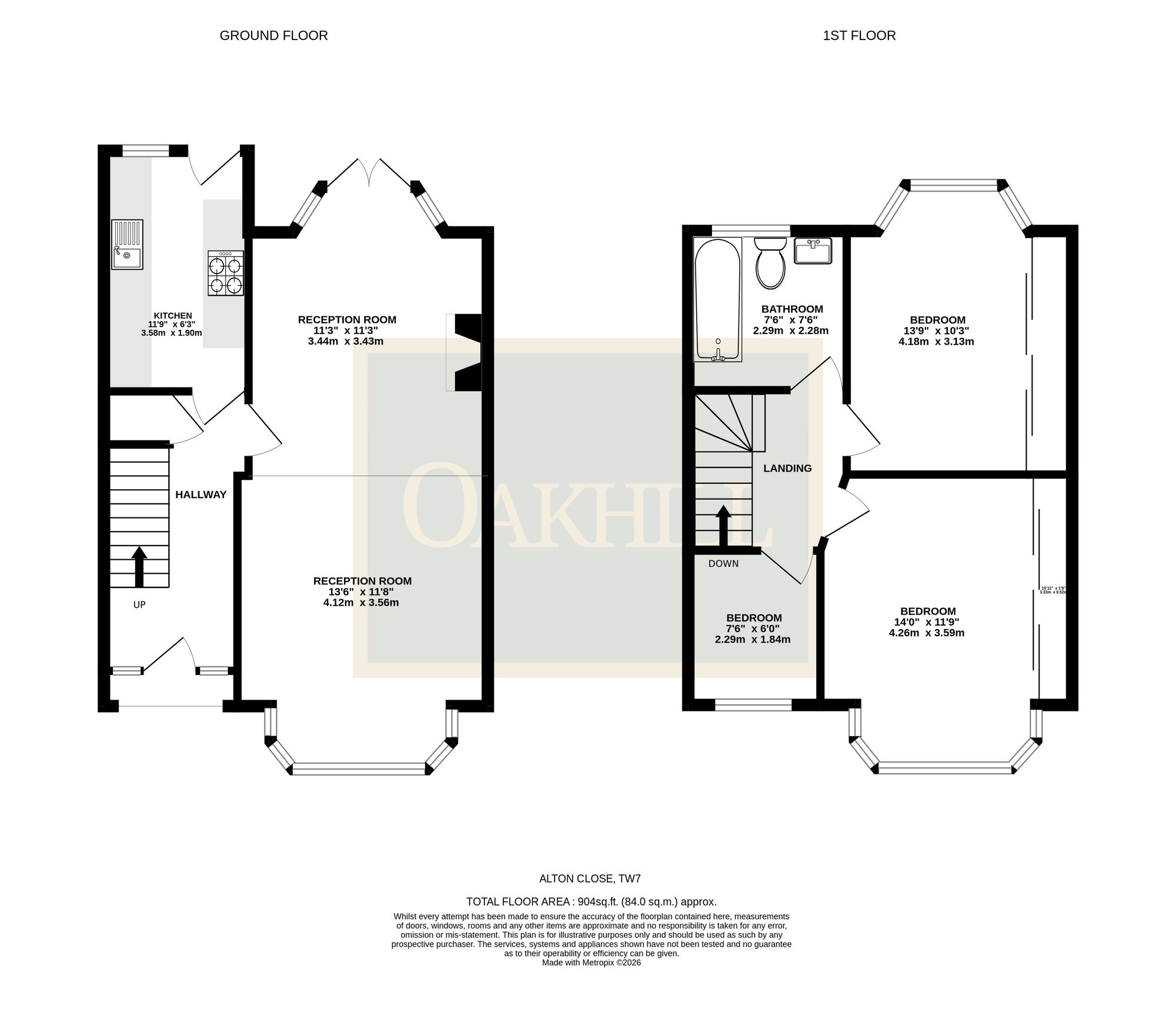 11 Alton Close, Isleworth floorplan