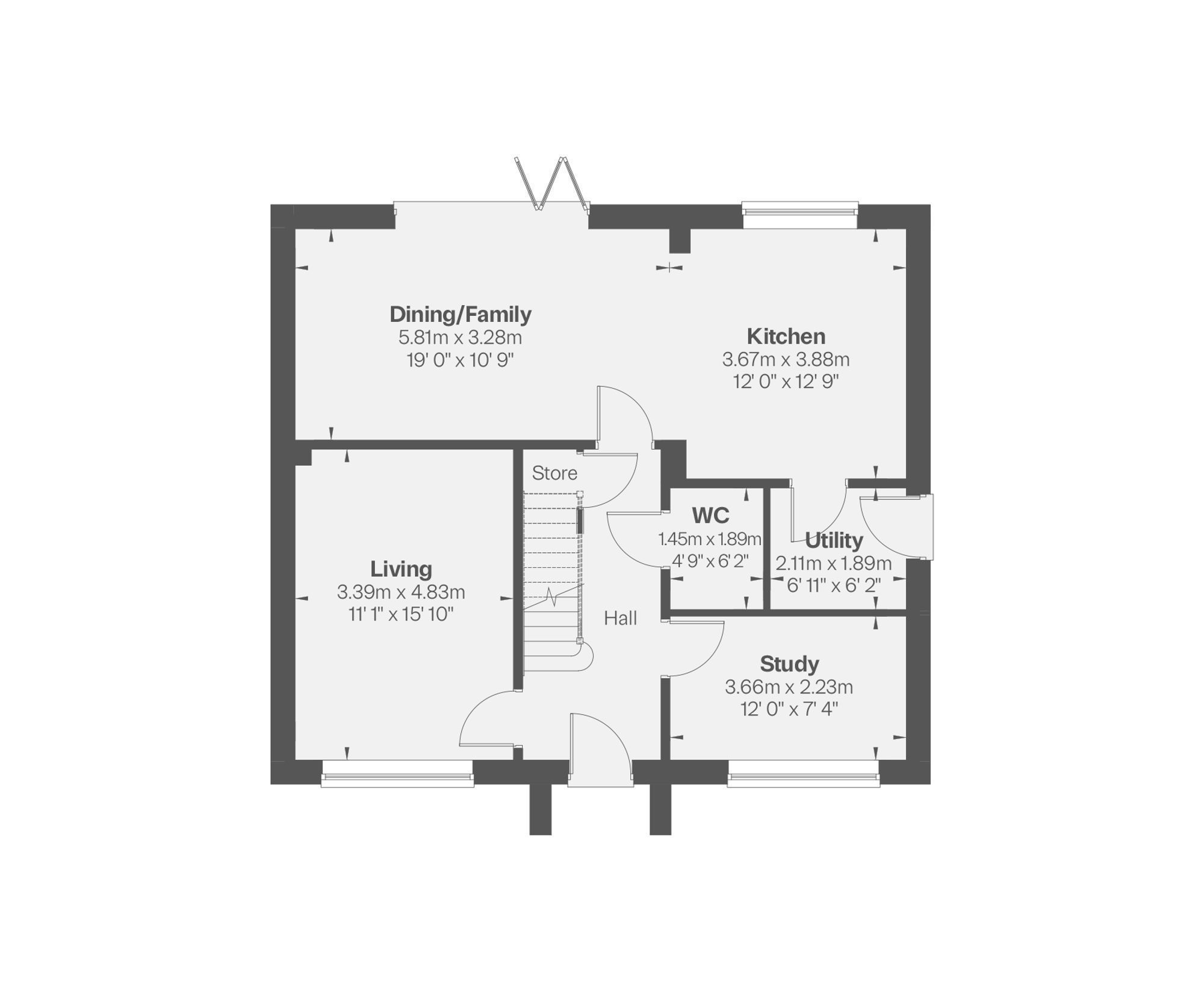 Plot 15, The Hermitage, Mapperley Meadows, Nottingham floorplan