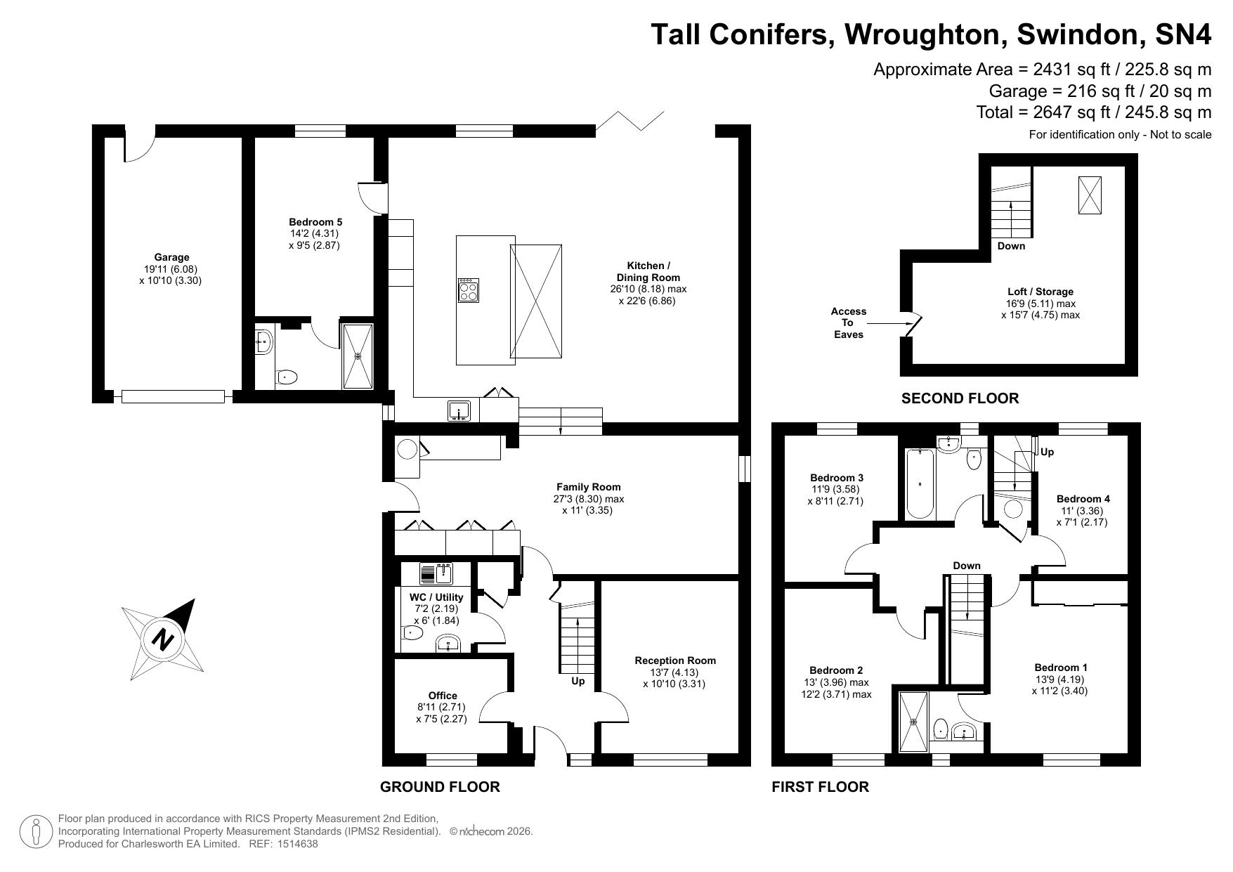 1, Tall Conifers, Wroughton floorplan