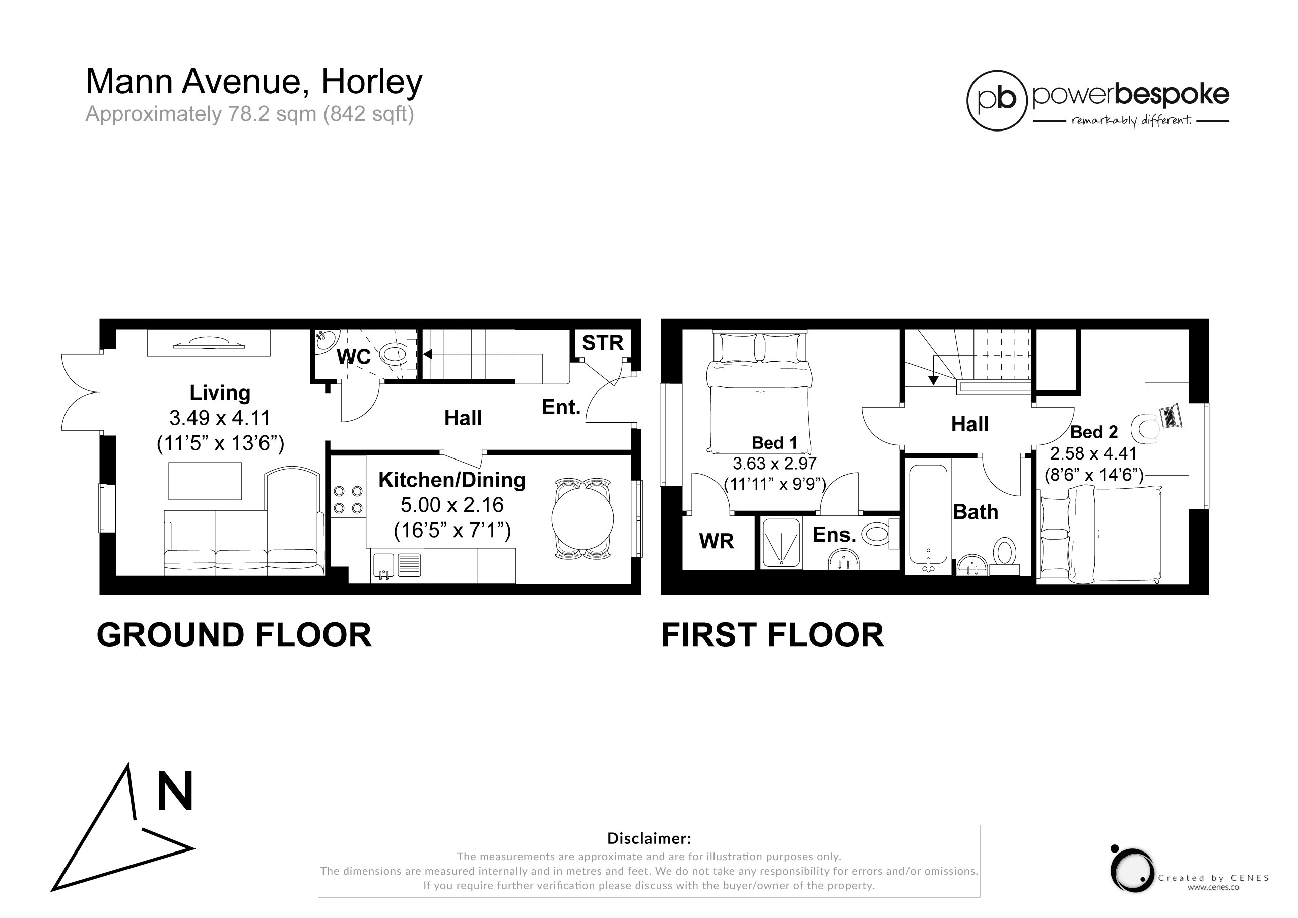 4, Mann Avenue, Horley floorplan