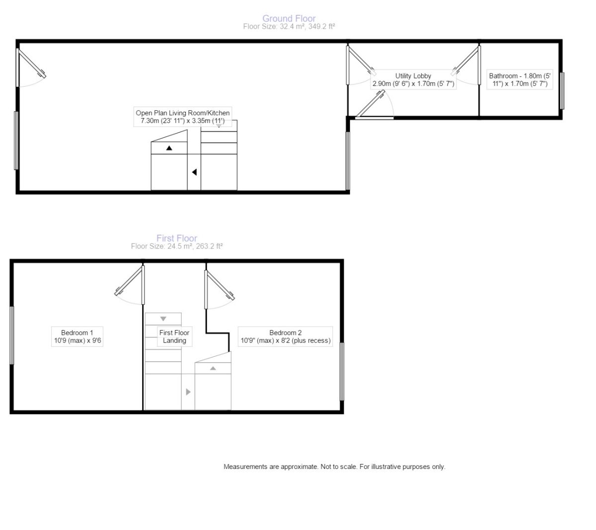 2 Bedrooms Terraced house to rent in Seaside, Eastbourne BN22