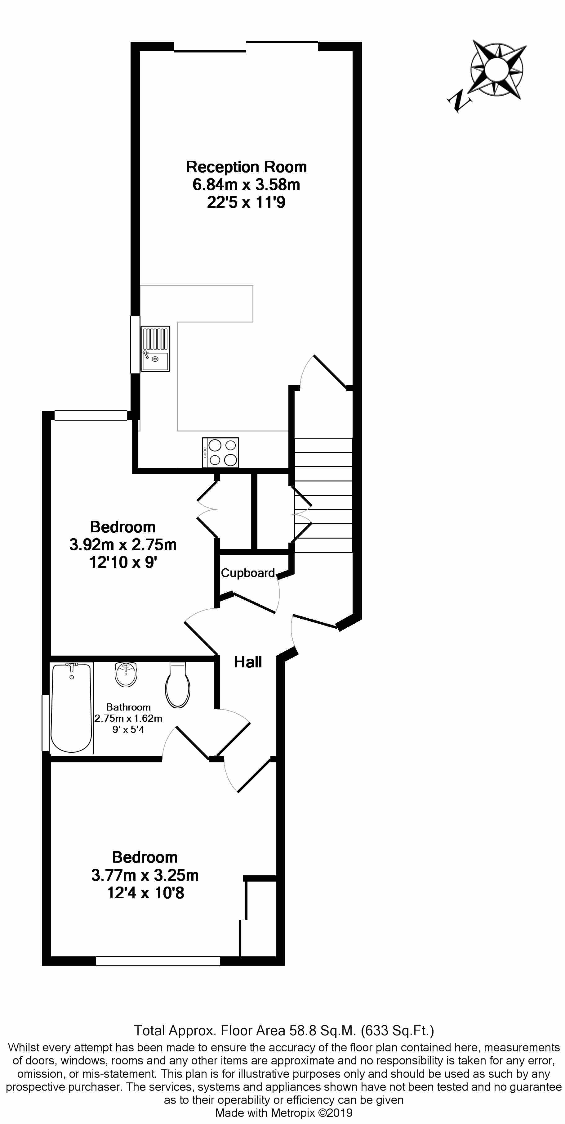 2 Bedrooms Flat for sale in Green Lane, Chessington KT9