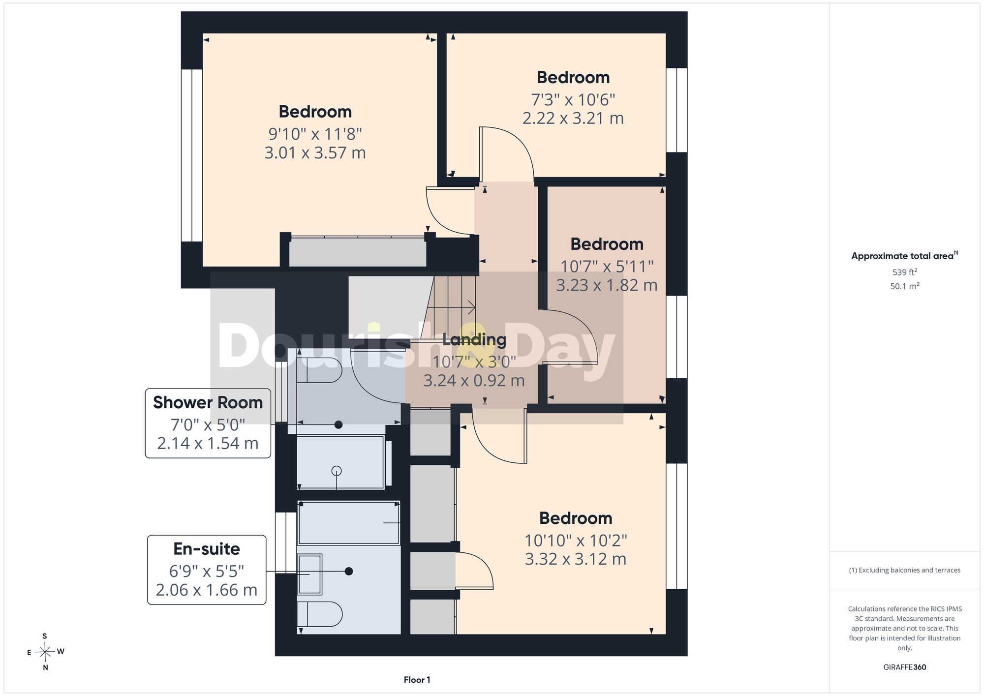 7 Brookside, Stafford floorplan