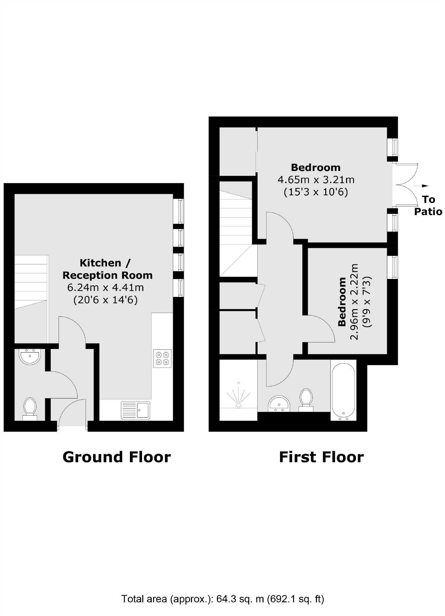 Apartment 2, O'connors Court, 51, Kelvedon Road, Fulham floorplan