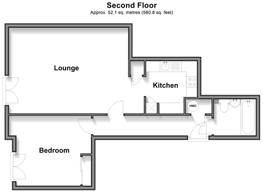 Great Stour Mews, Canterbury floorplan