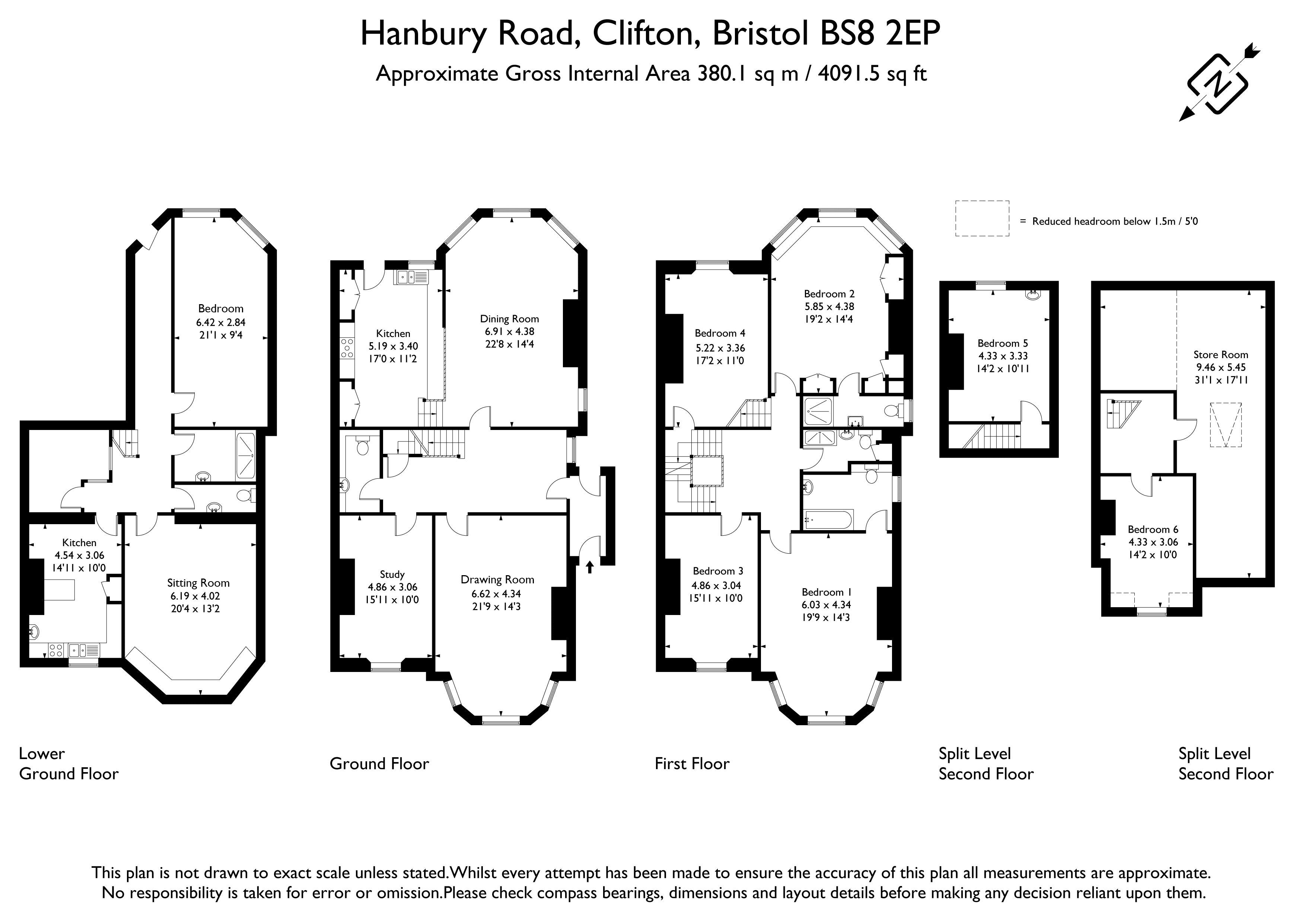 17, Hanbury Road, Bristol floorplan