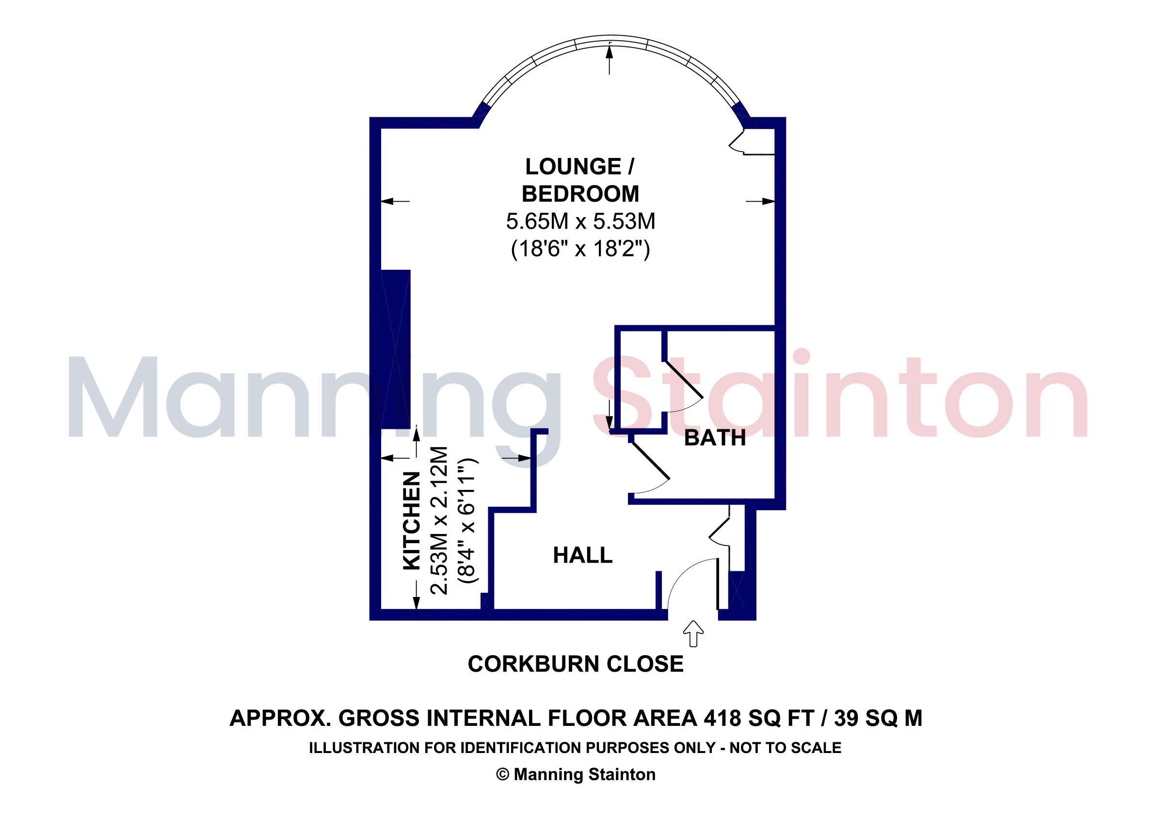 Flat 3,, Burton House, Leeds floorplan