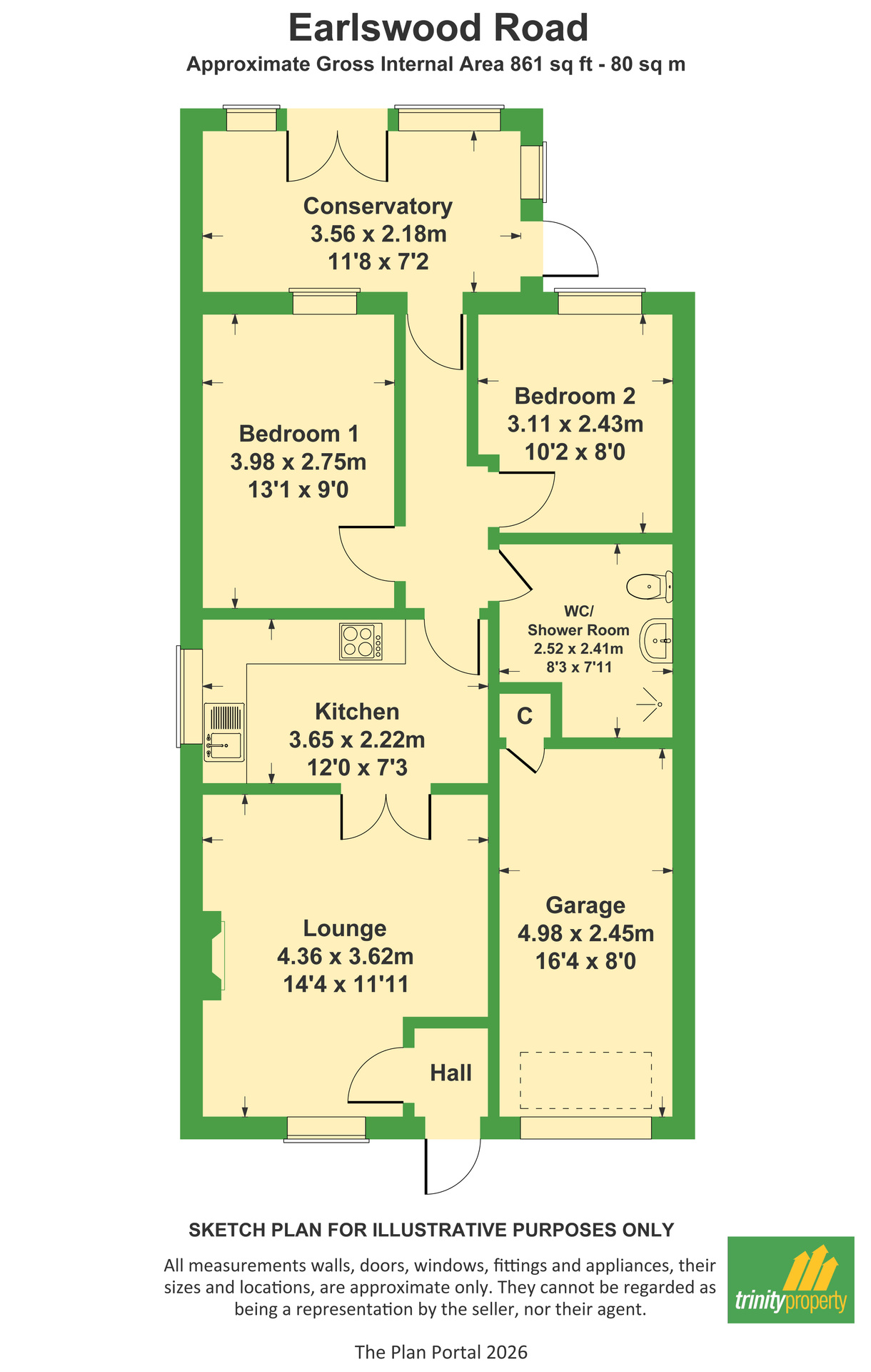 34 Earlswood Road, Kingswinford floorplan