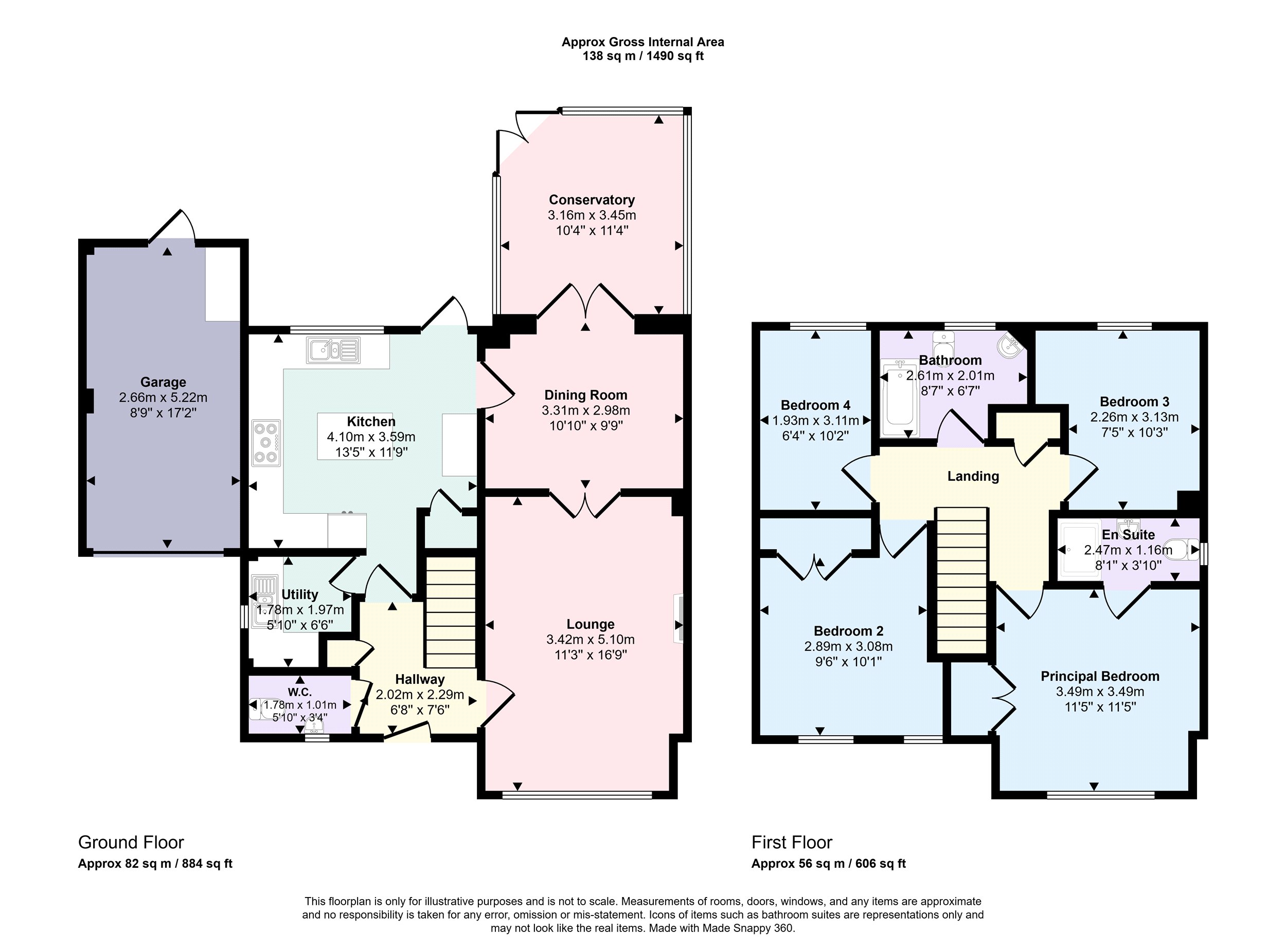 4, Sycamore Close, Cornwall floorplan