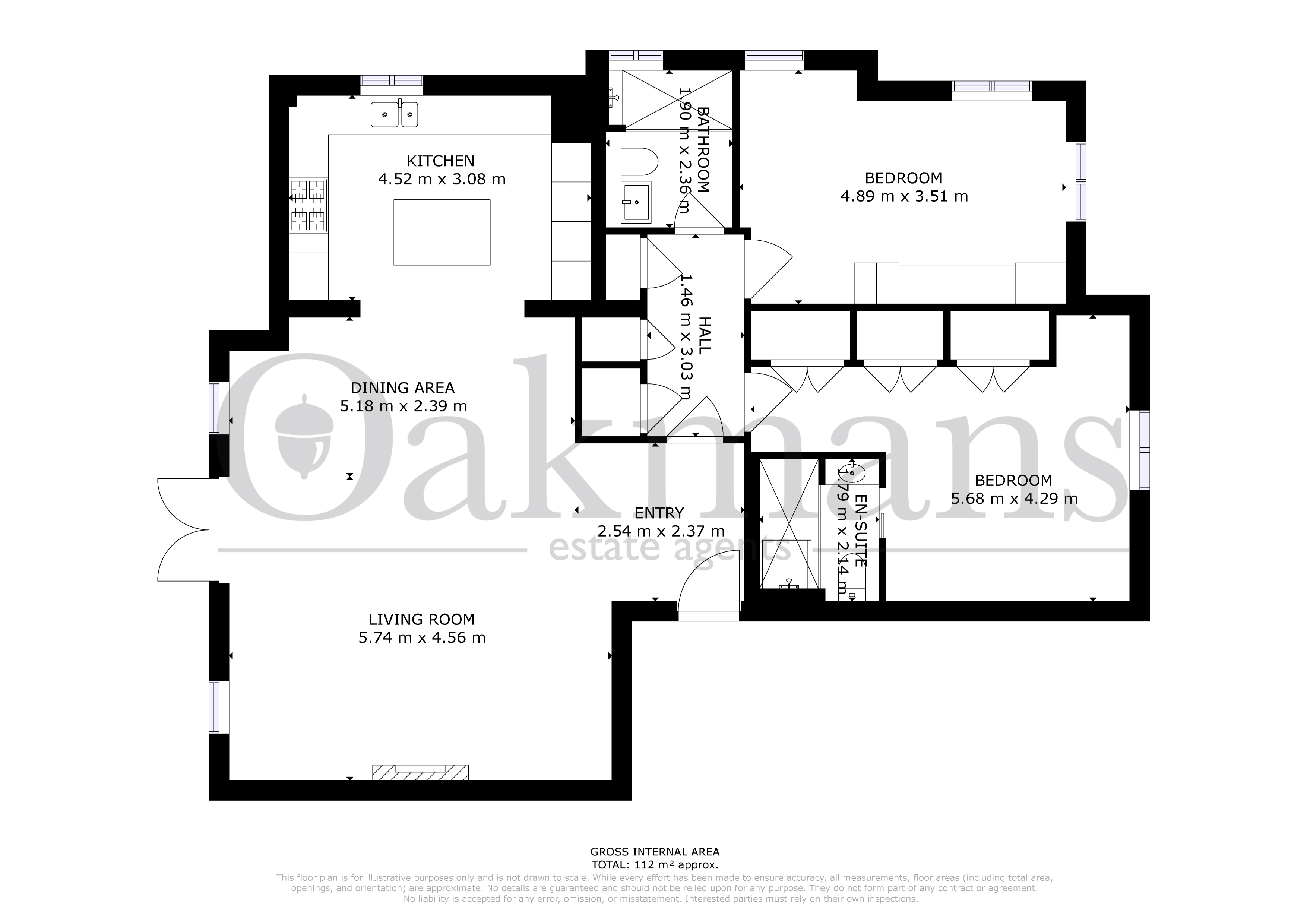 FLAT 16, FORHILL COURT, BIRMINGHAM floorplan