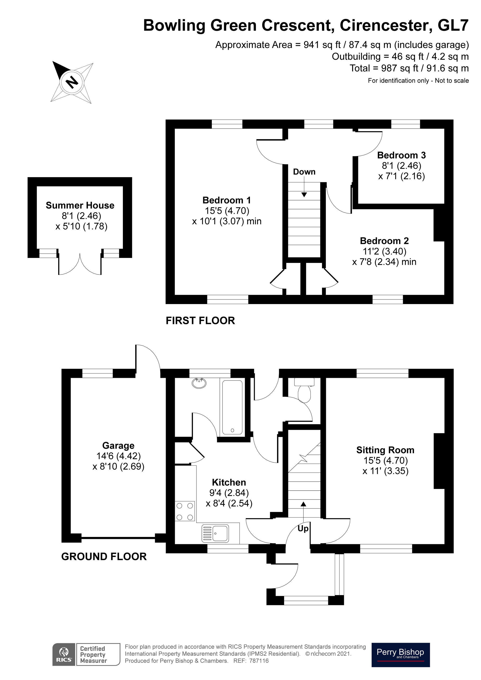 Bowling Green Crescent, Cirencester GL7, 3 bedroom end terrace house for sale 60330542