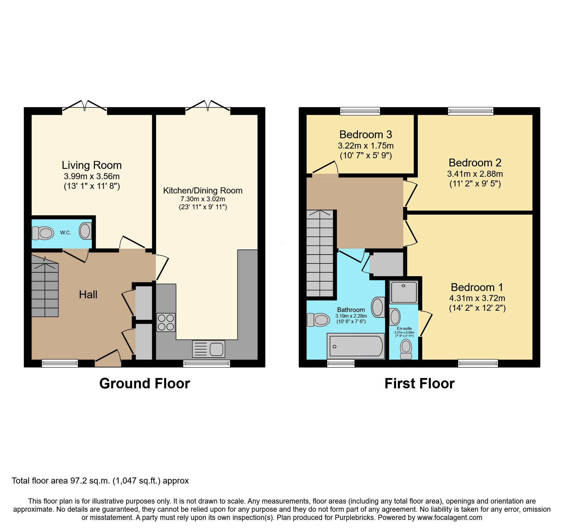 3, The Paddock, Melton Mowbray floorplan