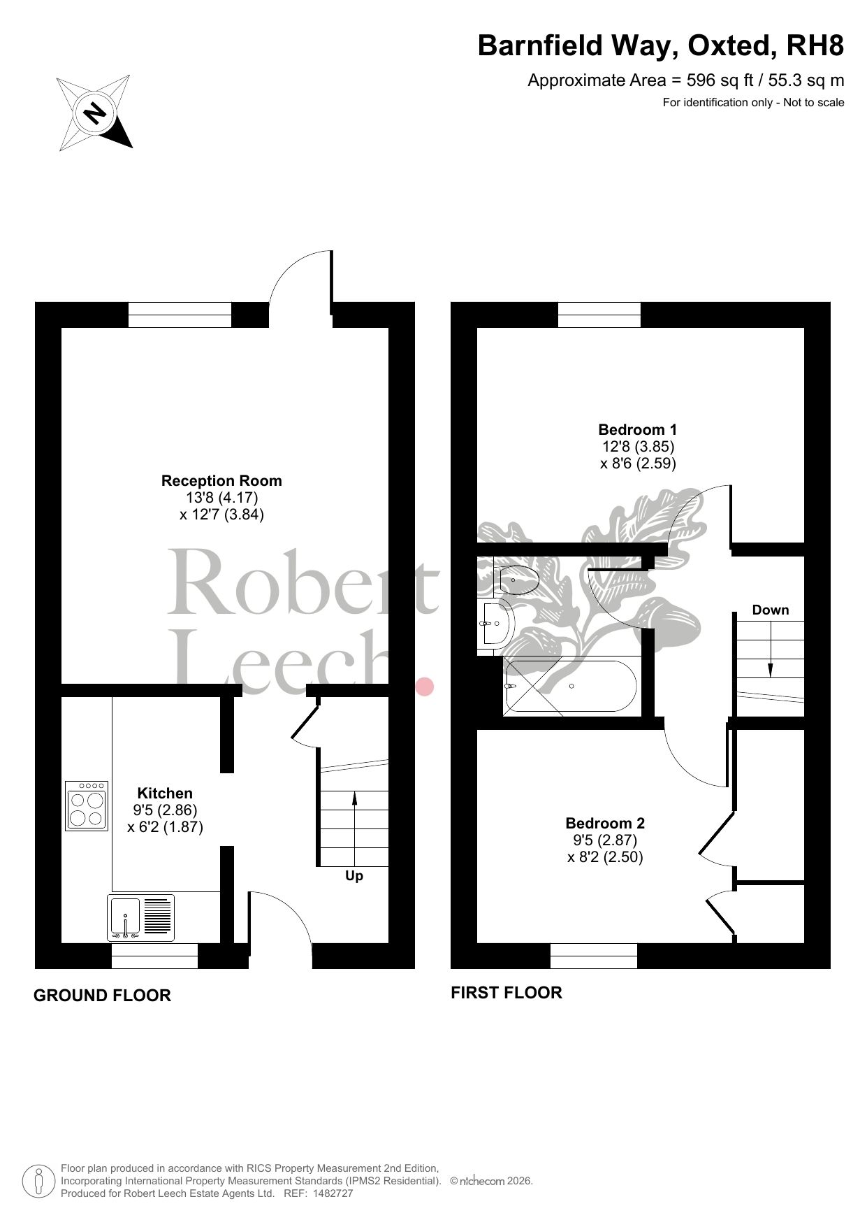 61, Barnfield Way, Oxted floorplan