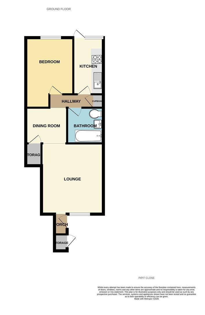 14, Pipit Close, Weymouth floorplan