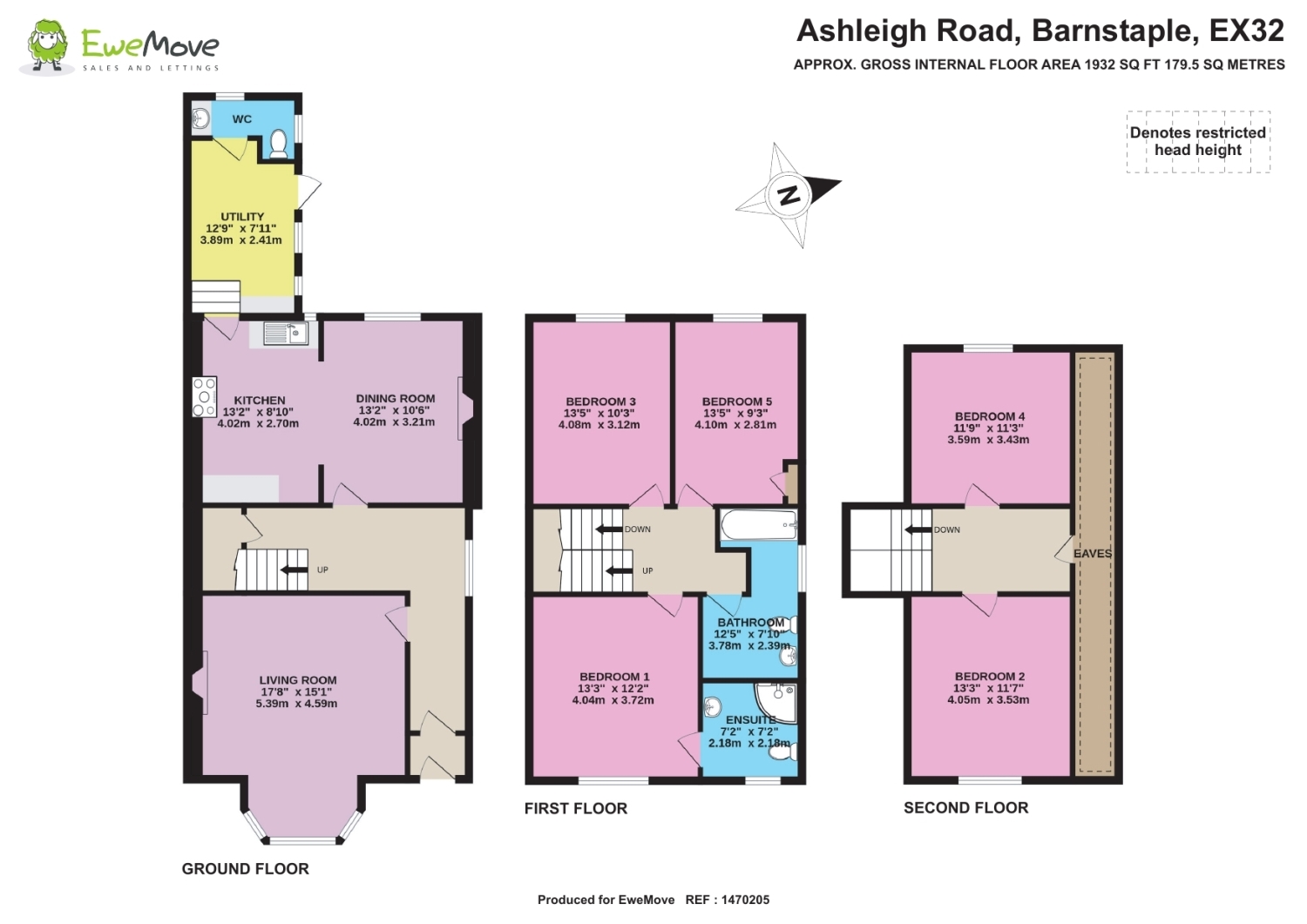 40, Ashleigh Road, Barnstaple floorplan