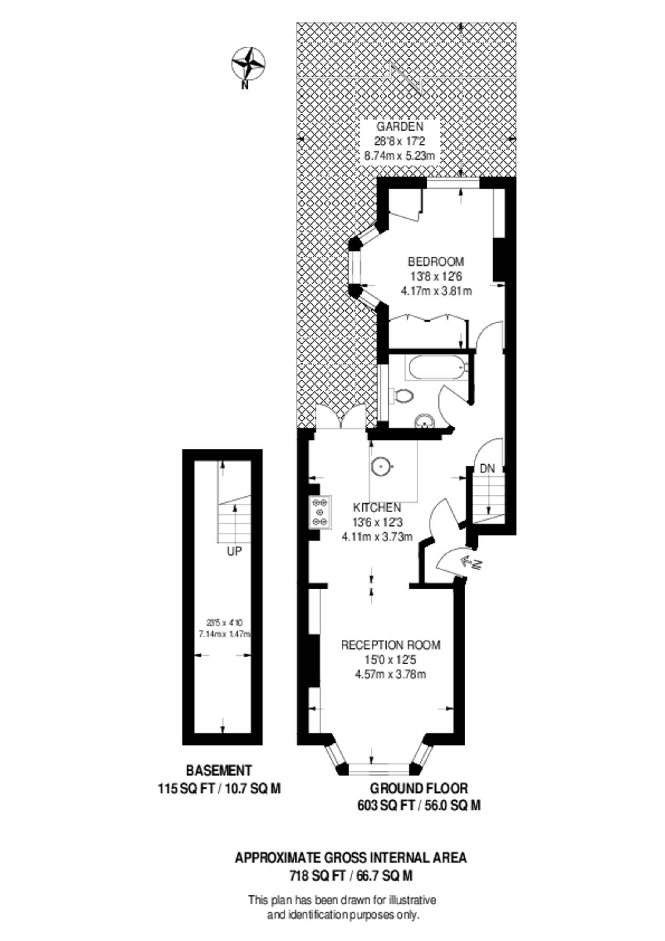 Fernside Road, Balham floorplan