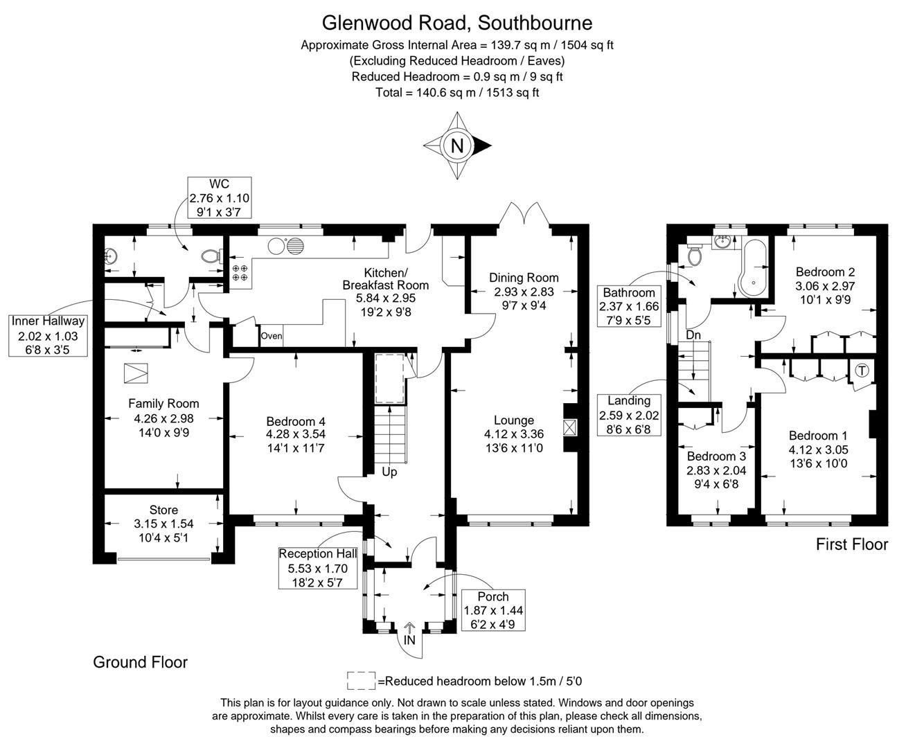 20, Glenwood Road, Southbourne floorplan