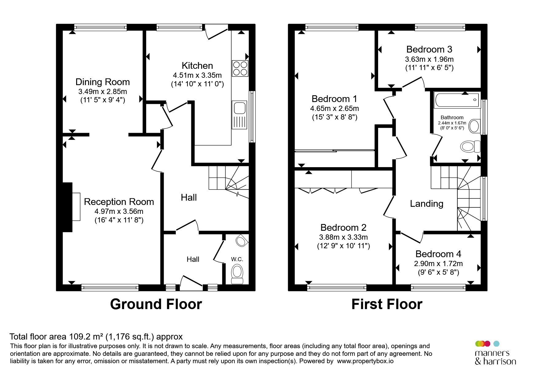 53, Bader Avenue, Stockton-On-Tees floorplan