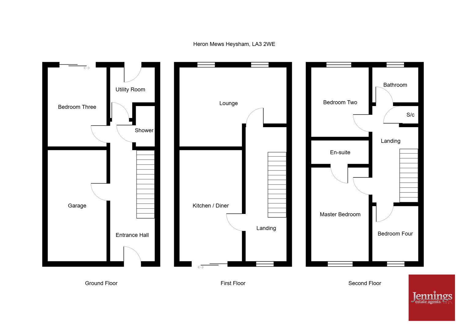 2, Heron Mews, Morecambe floorplan