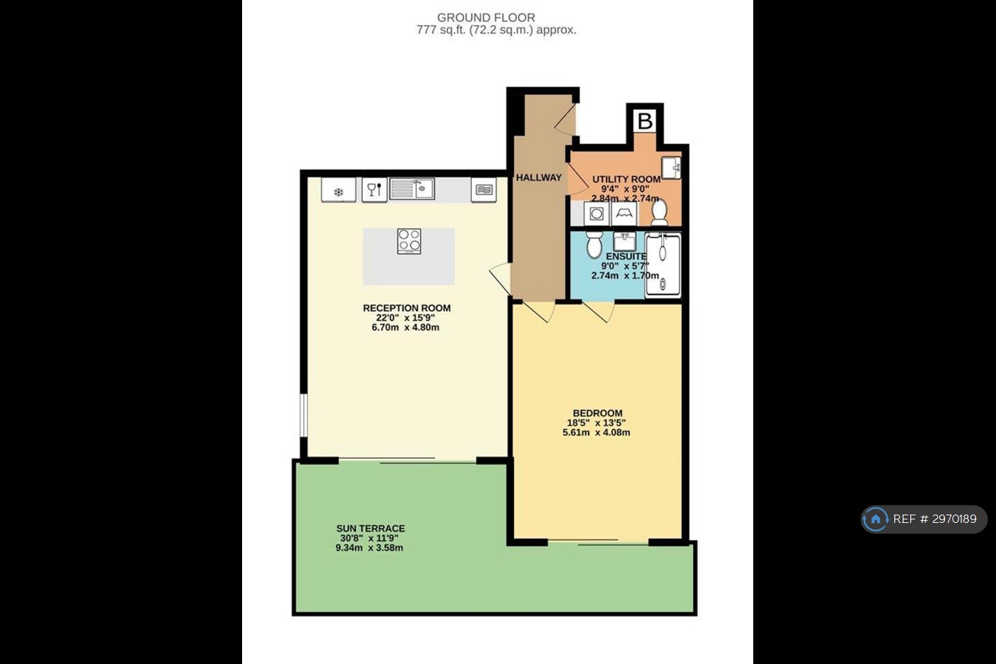 Cliff Edge, Narrowcliff, Newquay floorplan