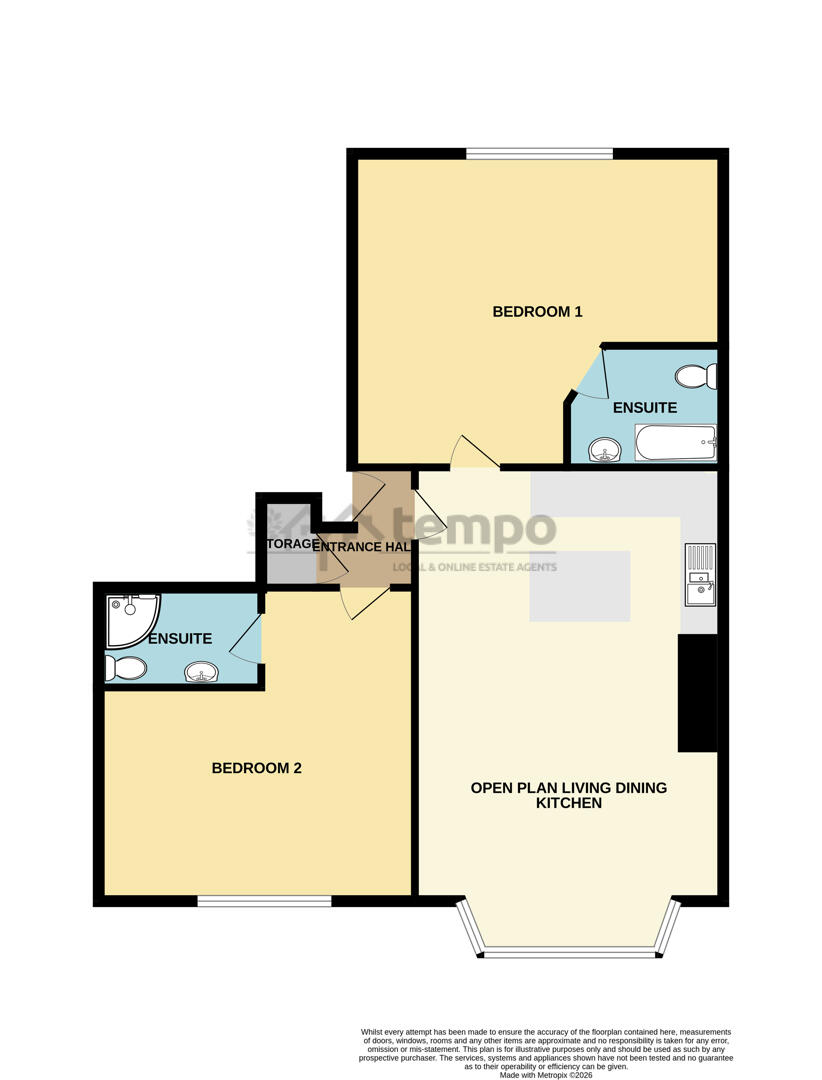 72C, West Cliff, Preston floorplan