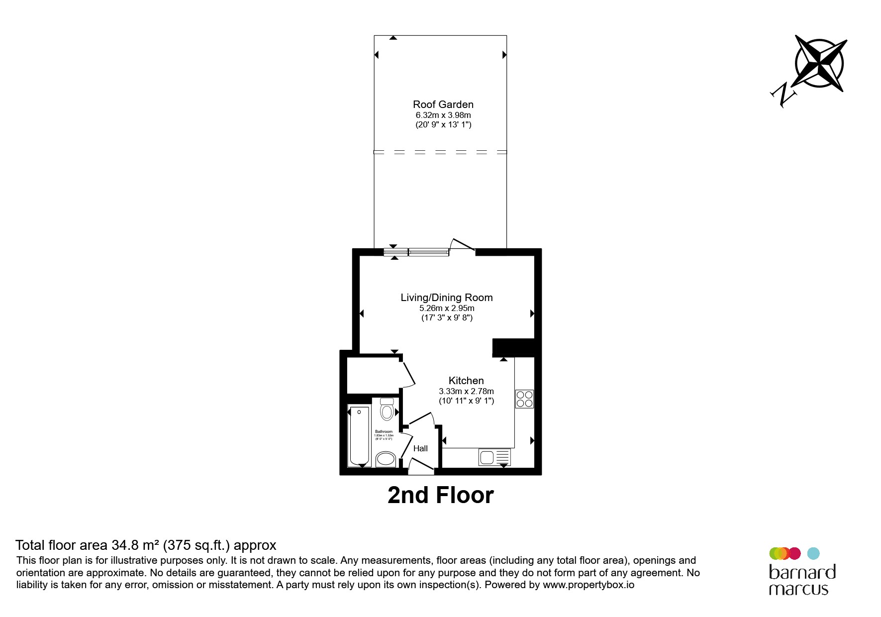 40, Crownage Court, 99, Staines Road West, Sunbury-On-Thames floorplan