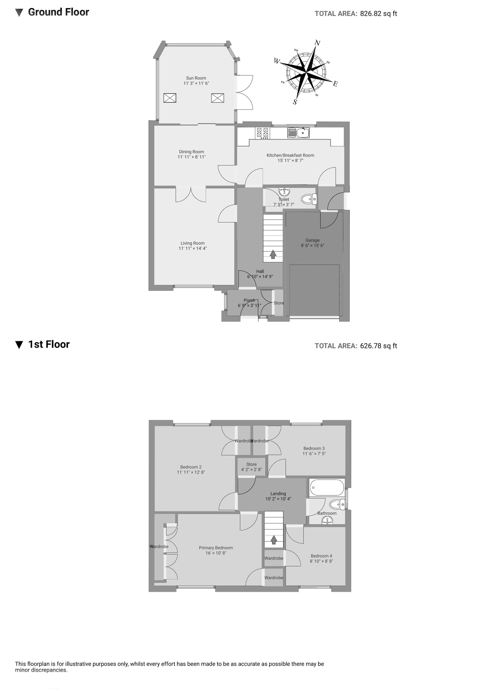 8 Heol Y Fedwen, Pontypridd floorplan