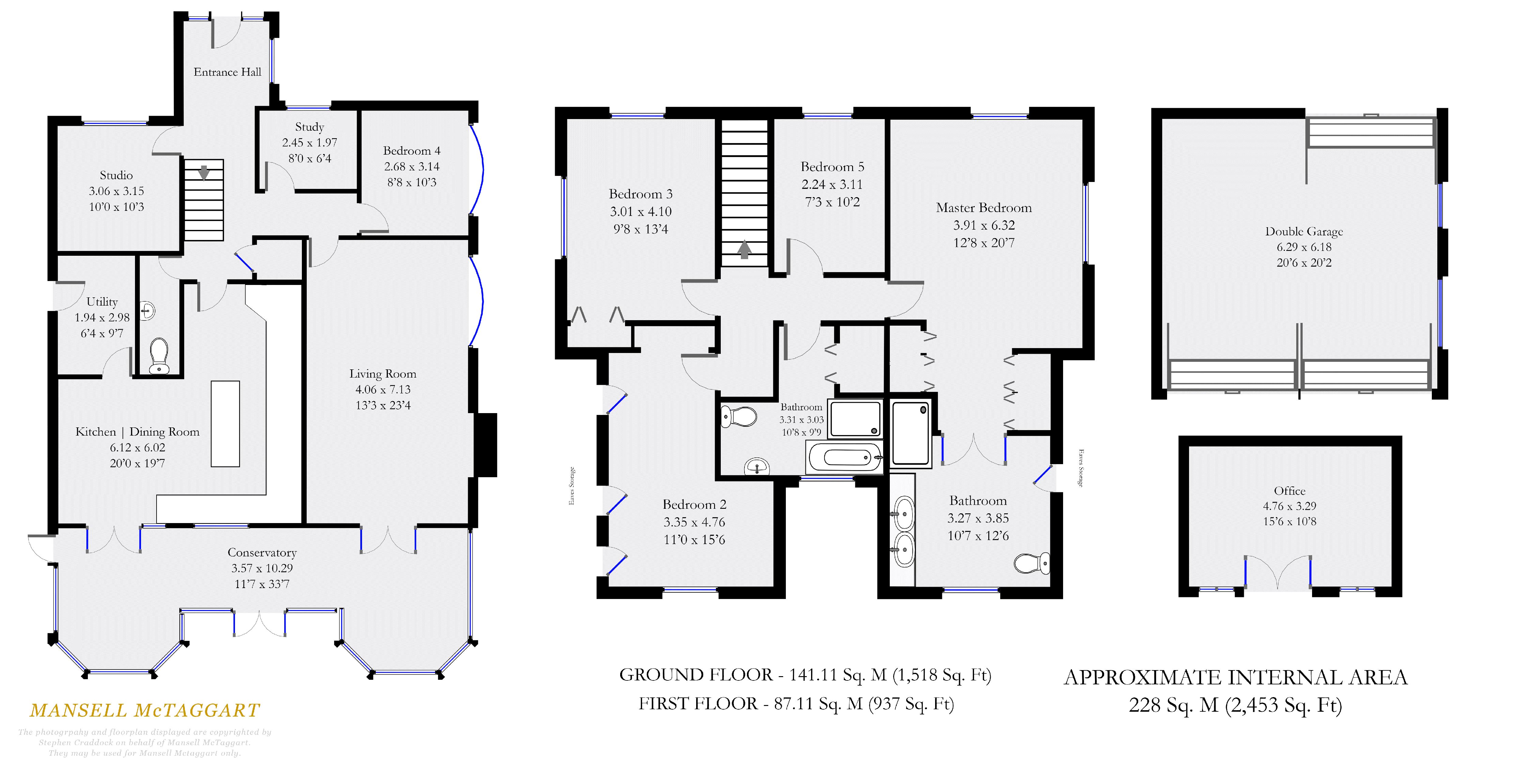 5 Bedrooms Detached house for sale in Felcot Road, Furnace Wood, West Sussex RH19