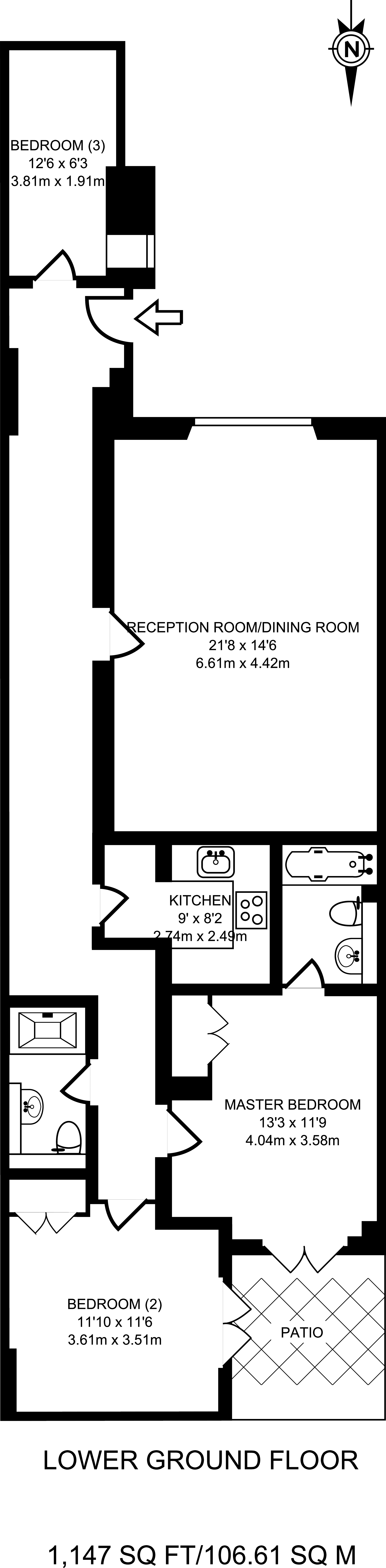 3 Bedrooms Flat to rent in Queens Gate Terrace, South Kensington SW7