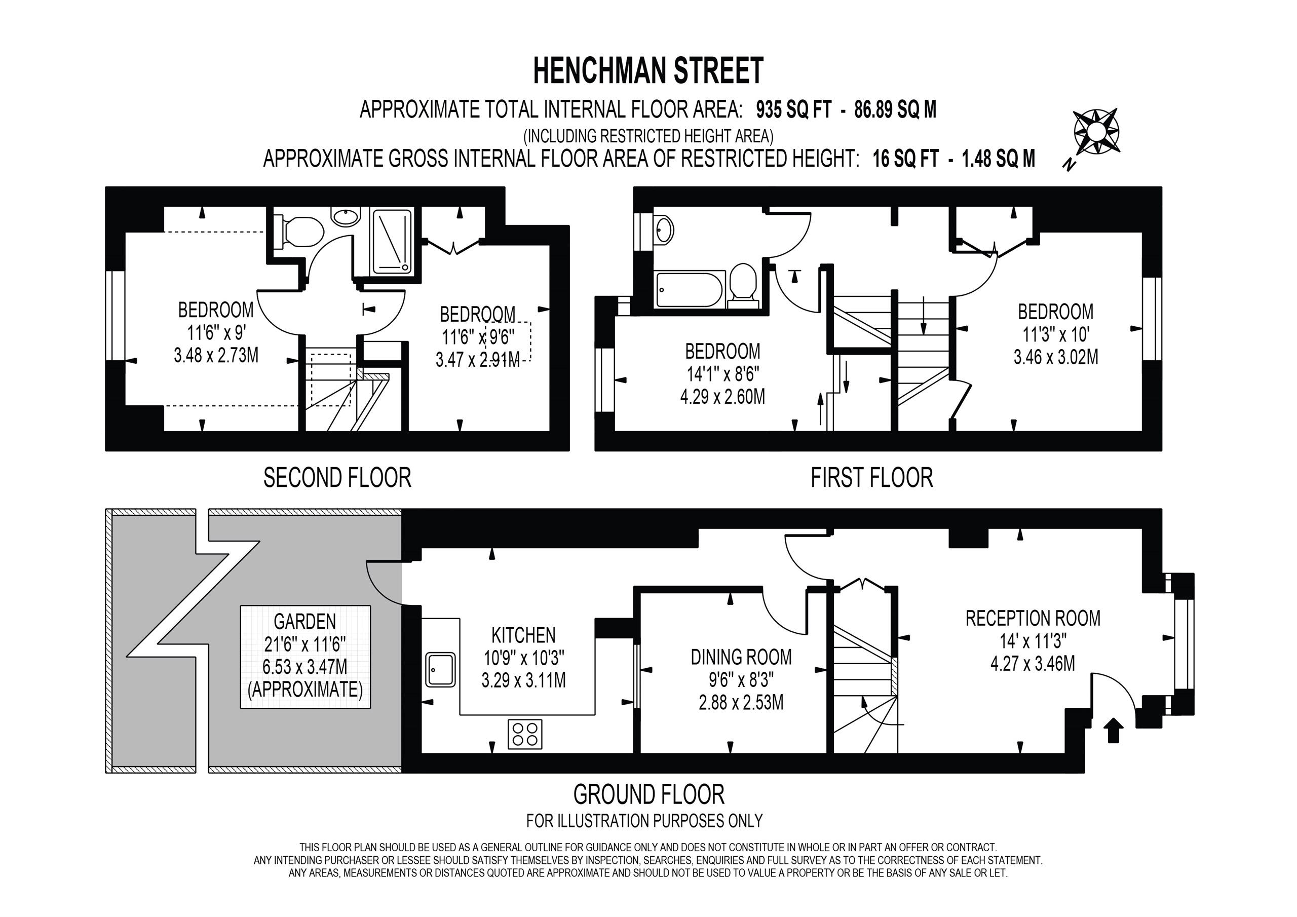56, Henchman Street, London floorplan
