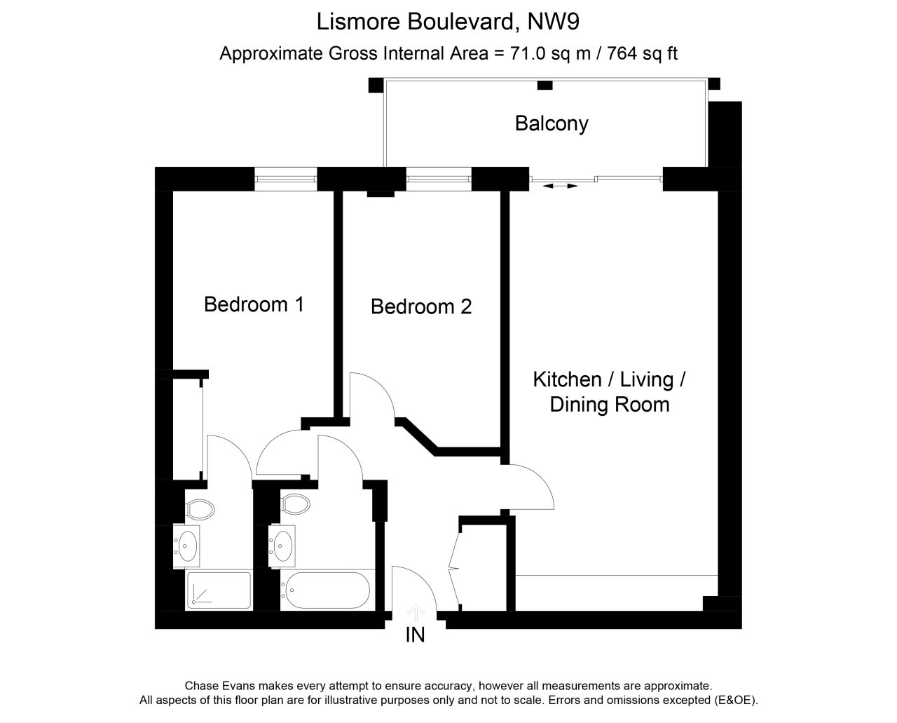Newington House, Colindale Gardens, London floorplan