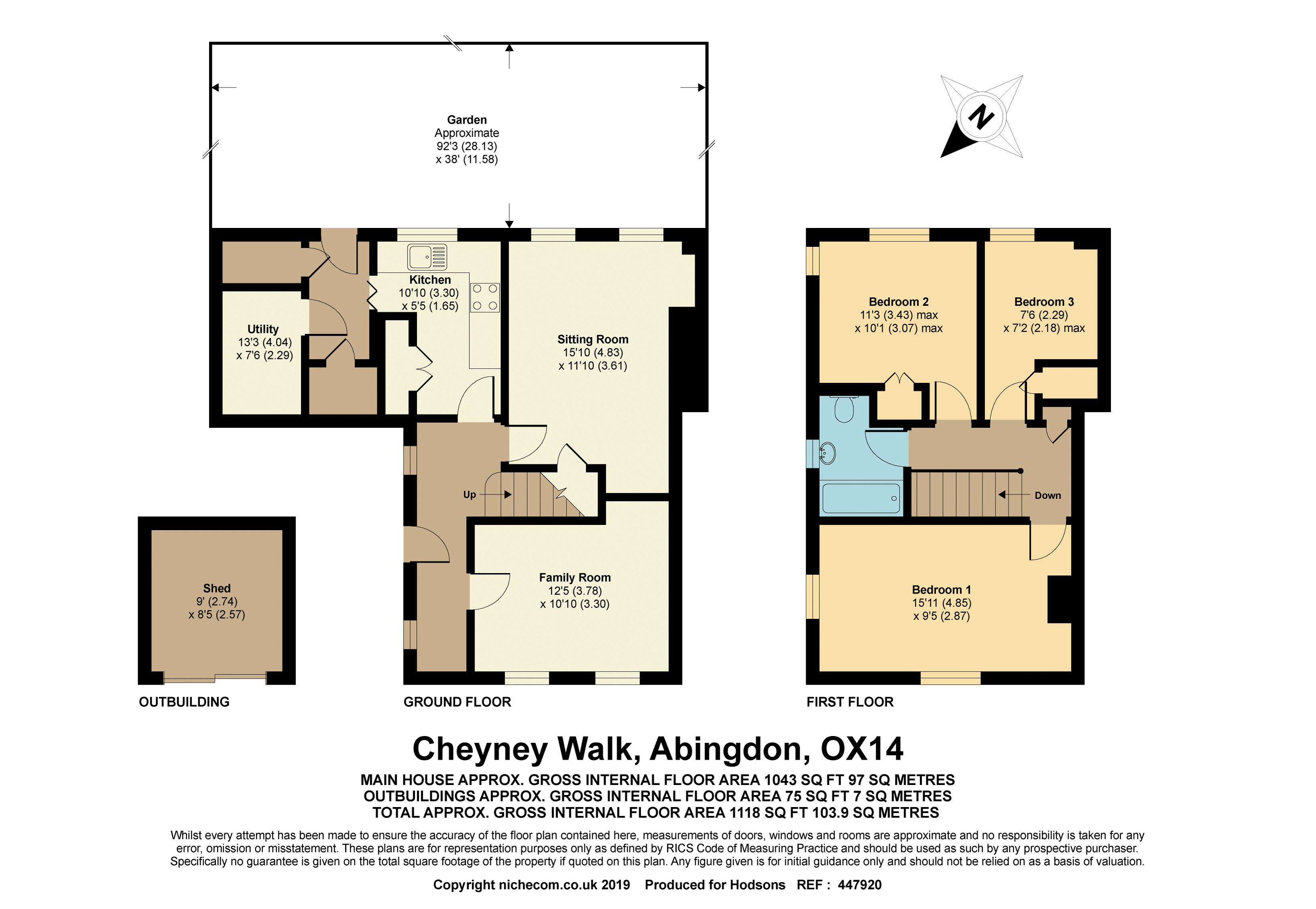 3 Bedrooms End terrace house for sale in Cheyney Walk, Abingdon OX14