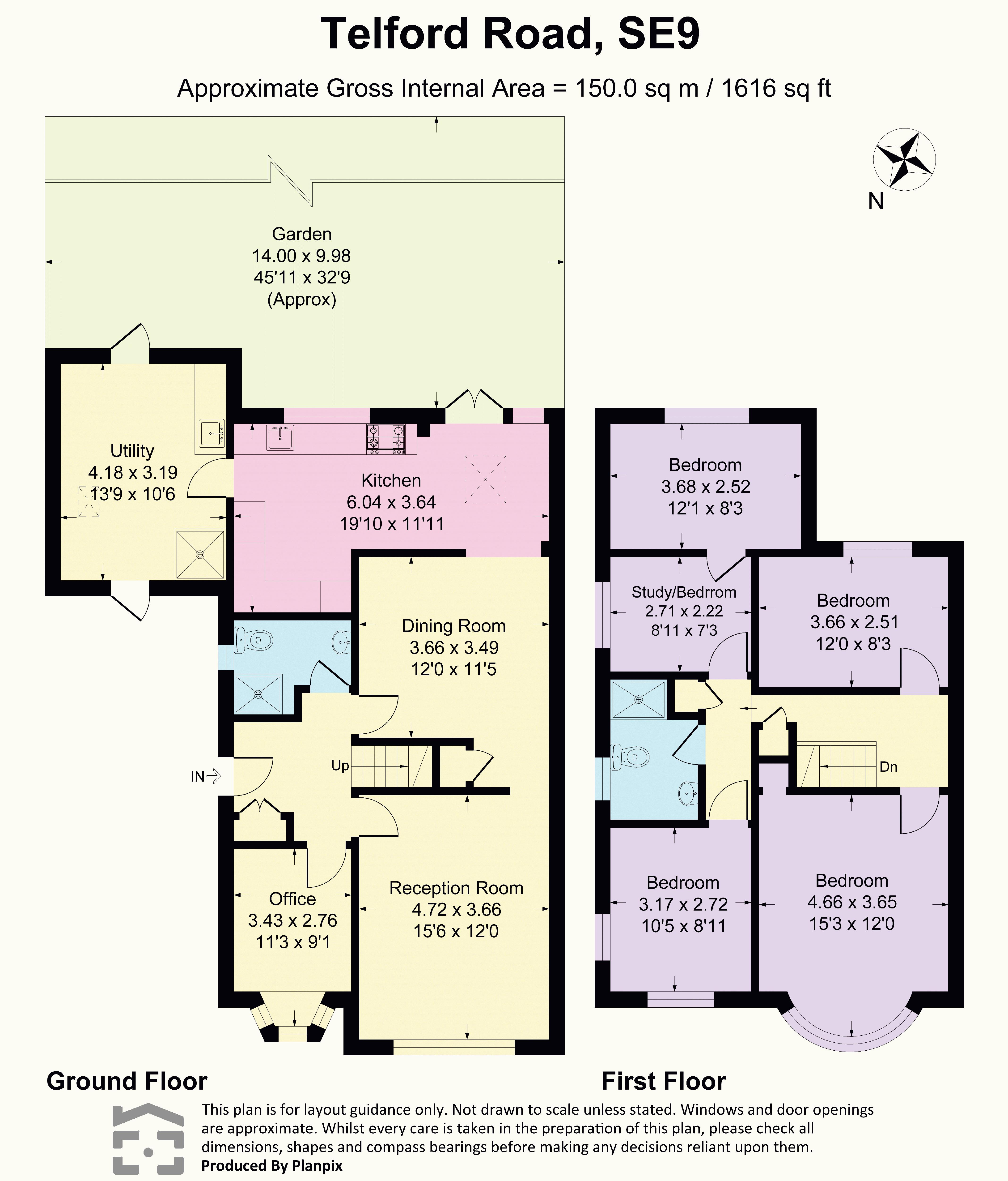 Telford Road, London floorplan